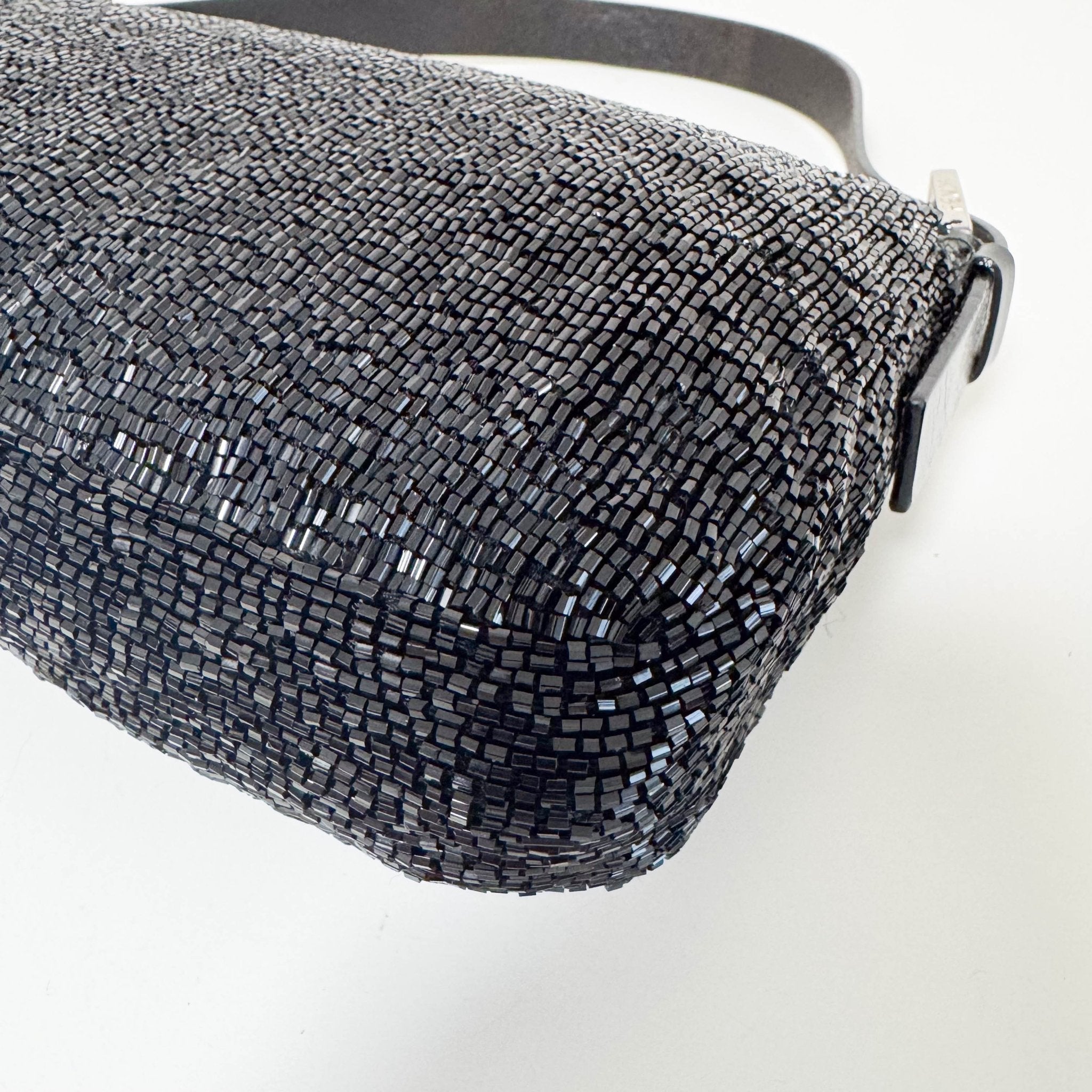 FENDI Baguette Black Beaded Shoulder Bag, in , Sold by HIVE PRELOVED - Shoulder Bags, ,