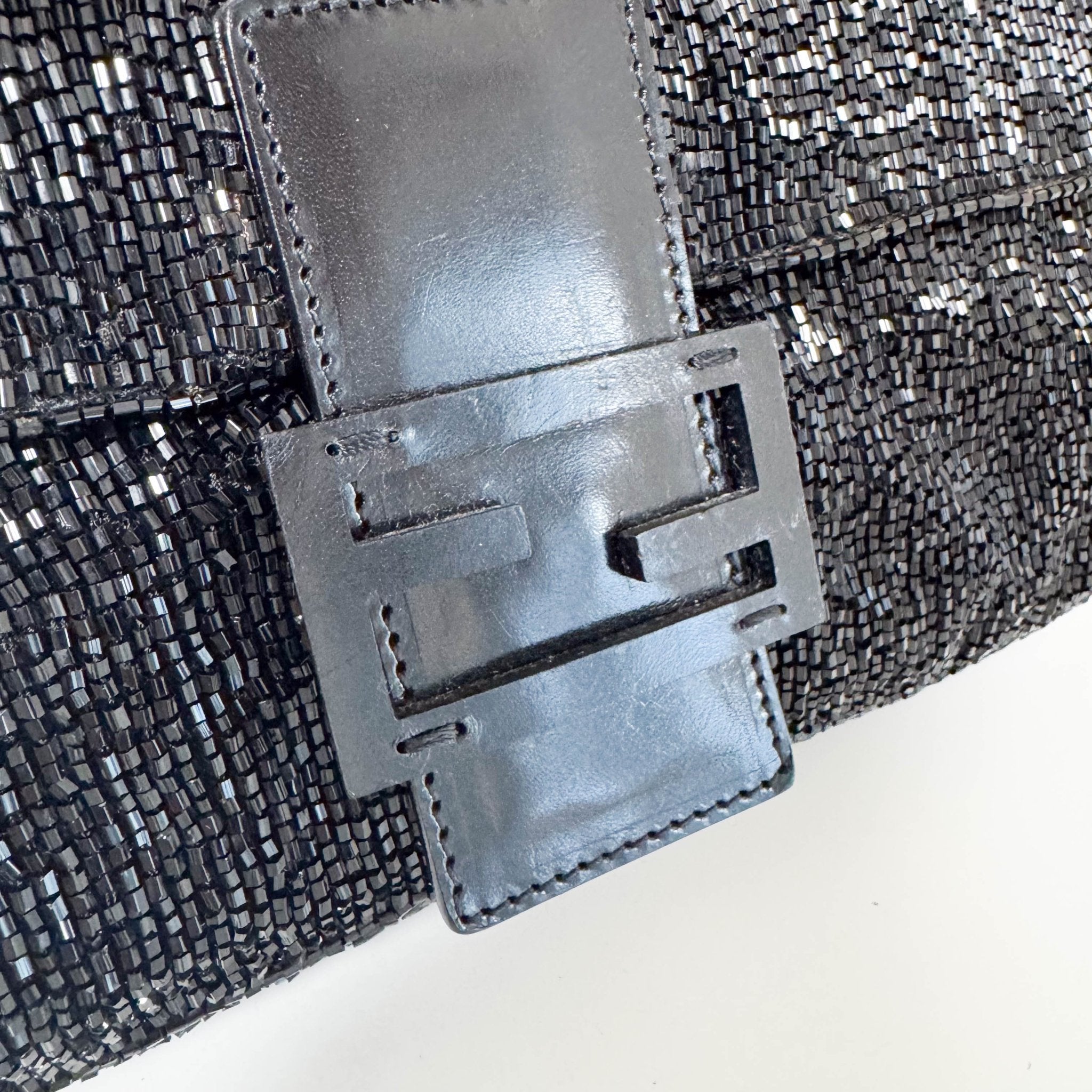 FENDI Baguette Black Beaded Shoulder Bag, in , Sold by HIVE PRELOVED - Shoulder Bags, ,