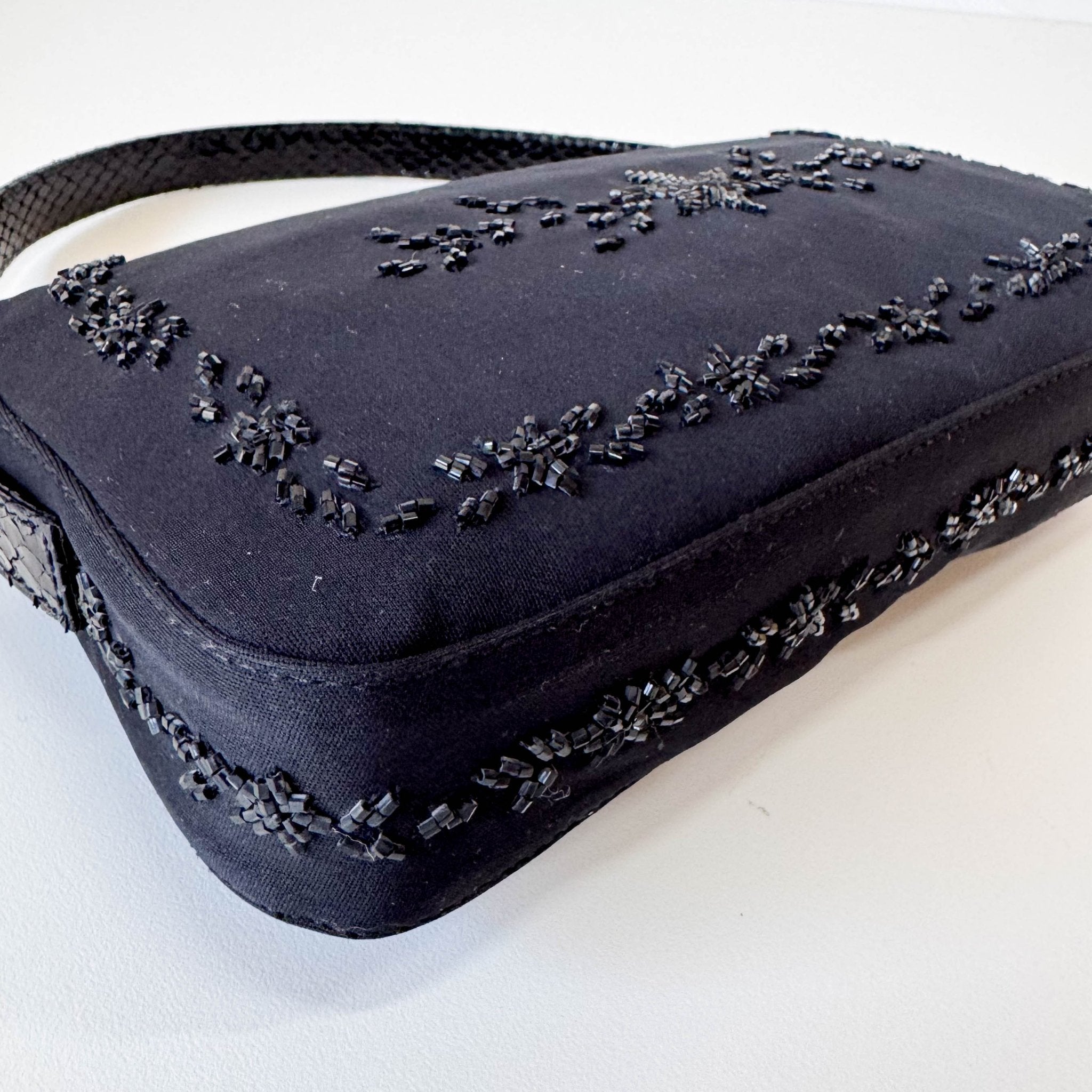 FENDI Baguette Black Beaded Shoulder Bag, in , Sold by HIVE PRELOVED - Shoulder Bags, ,