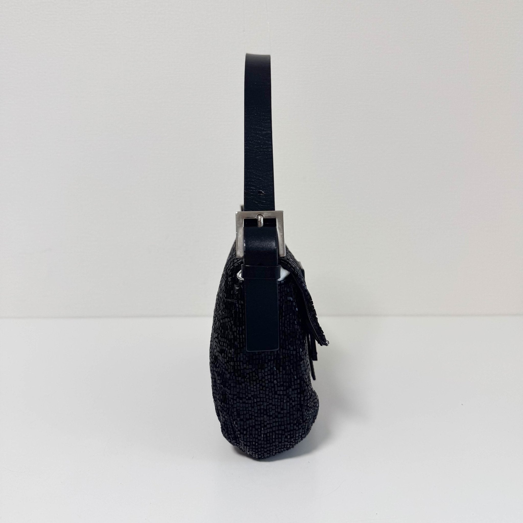 FENDI Baguette Black Beaded Shoulder Bag, in , Sold by HIVE PRELOVED - Shoulder Bags, ,