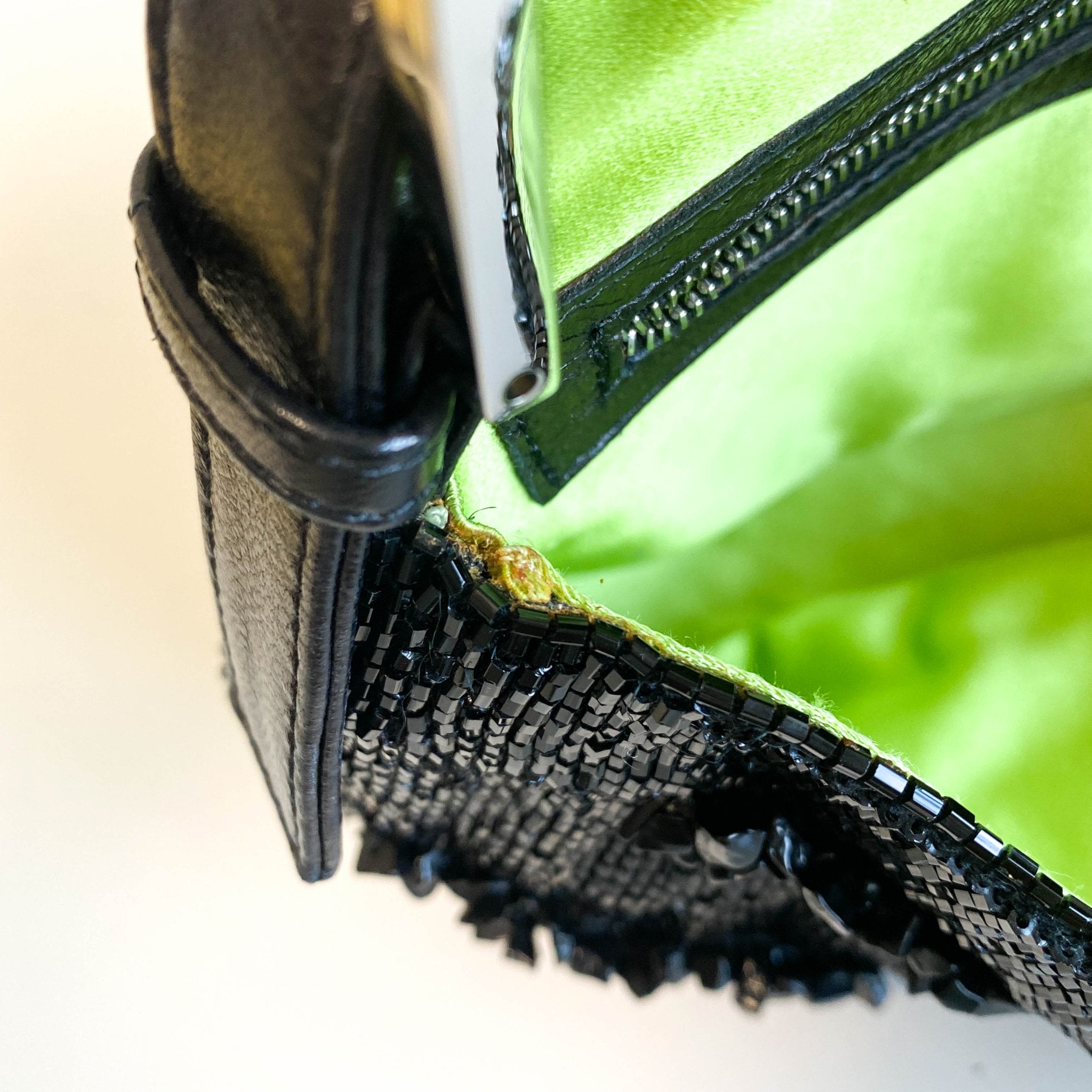 FENDI Baguette Black Beaded with Wave Pattern Stones, in , Sold by HIVE PRELOVED - Shoulder Bags, ,