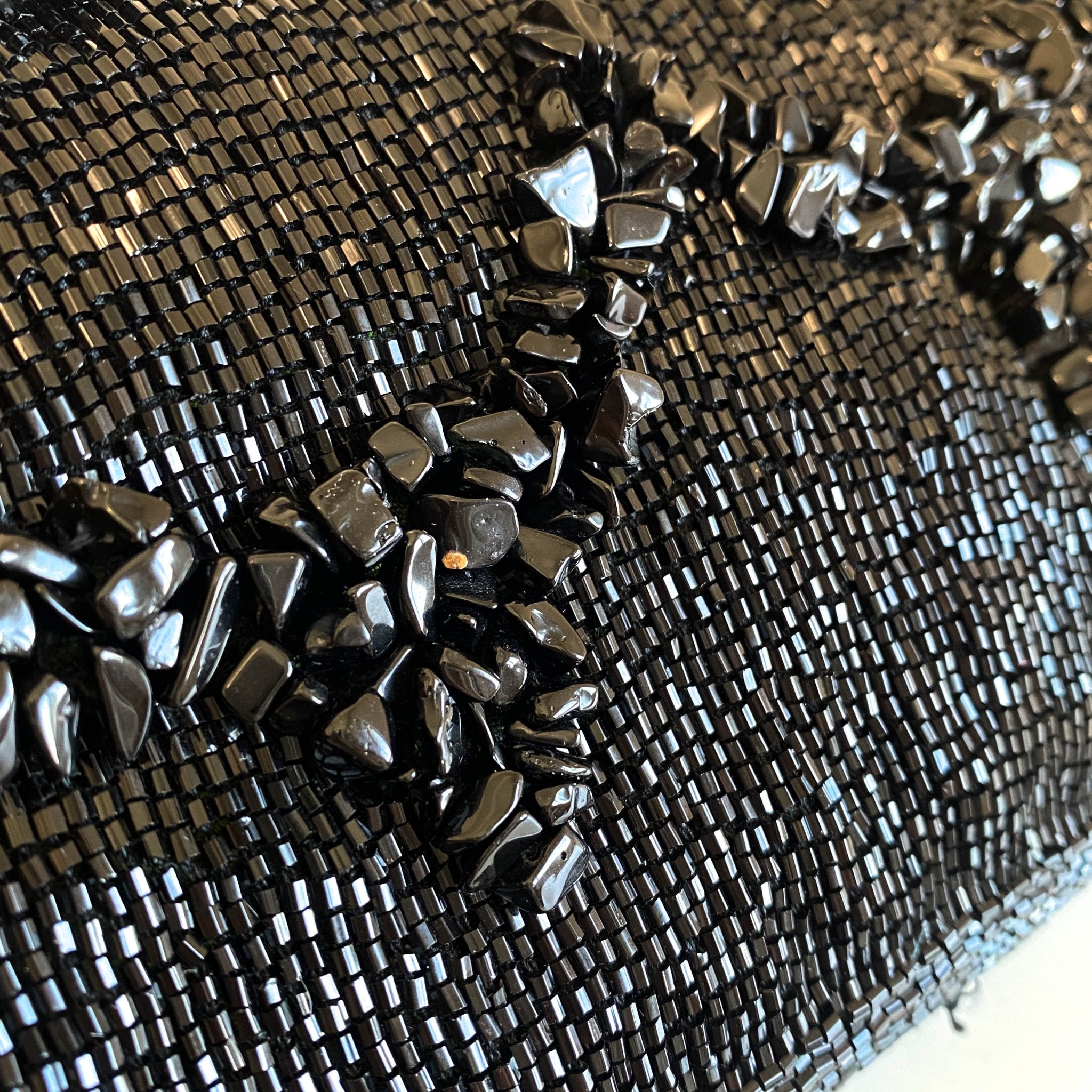 FENDI Baguette Black Beaded with Wave Pattern Stones, in , Sold by HIVE PRELOVED - Shoulder Bags, ,