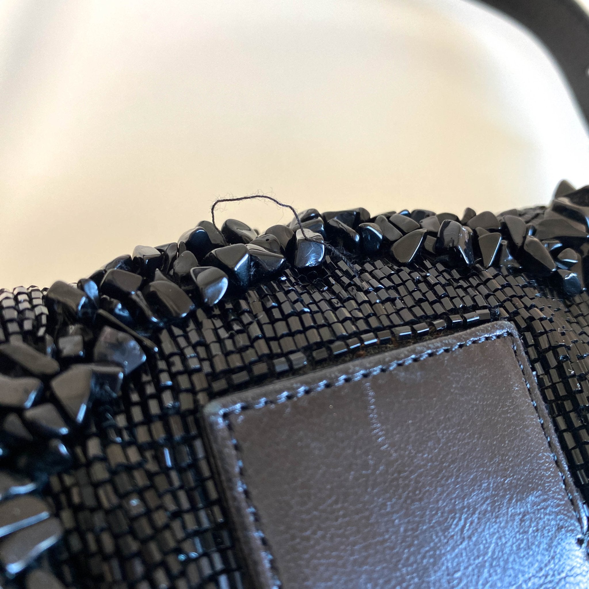 FENDI Baguette Black Beaded with Wave Pattern Stones, in , Sold by HIVE PRELOVED - Shoulder Bags, ,