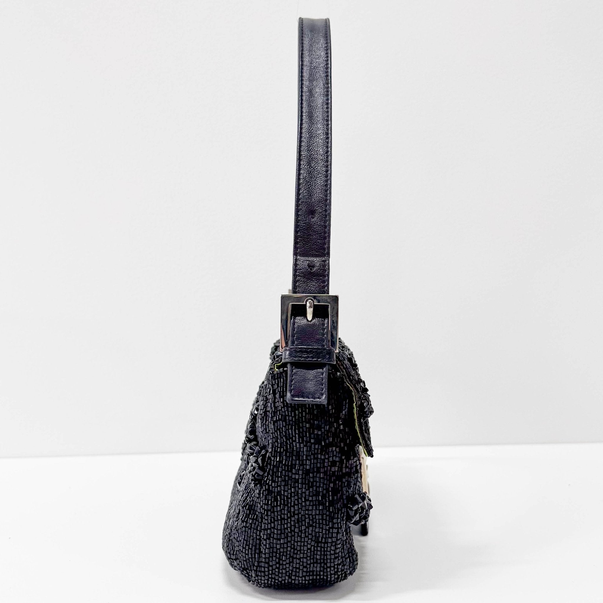 FENDI Baguette Black Beads & Lime Lining Shoulder Bag, in , Sold by HIVE PRELOVED - Shoulder Bags, ,