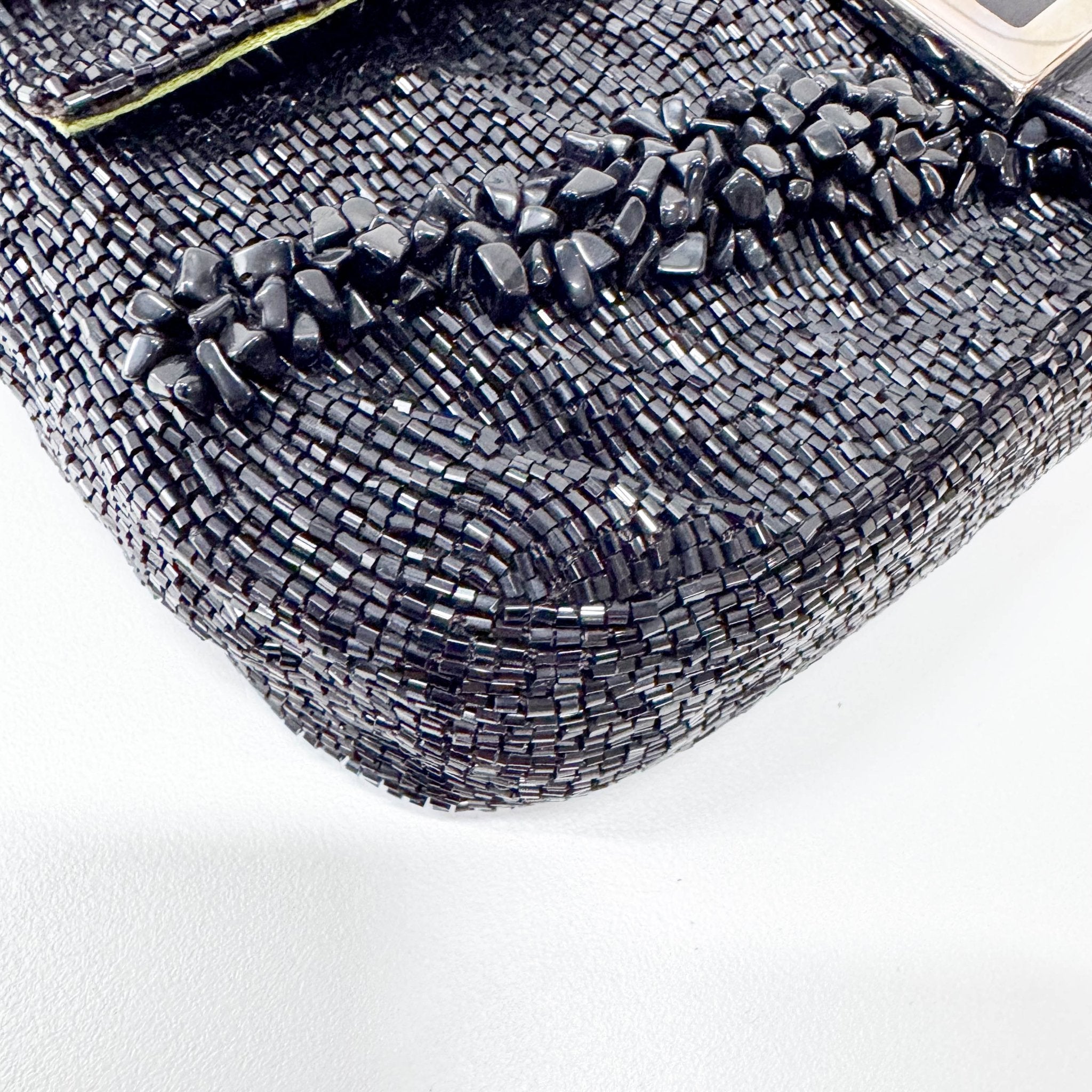 FENDI Baguette Black Beads & Lime Lining Shoulder Bag, in , Sold by HIVE PRELOVED - Shoulder Bags, ,