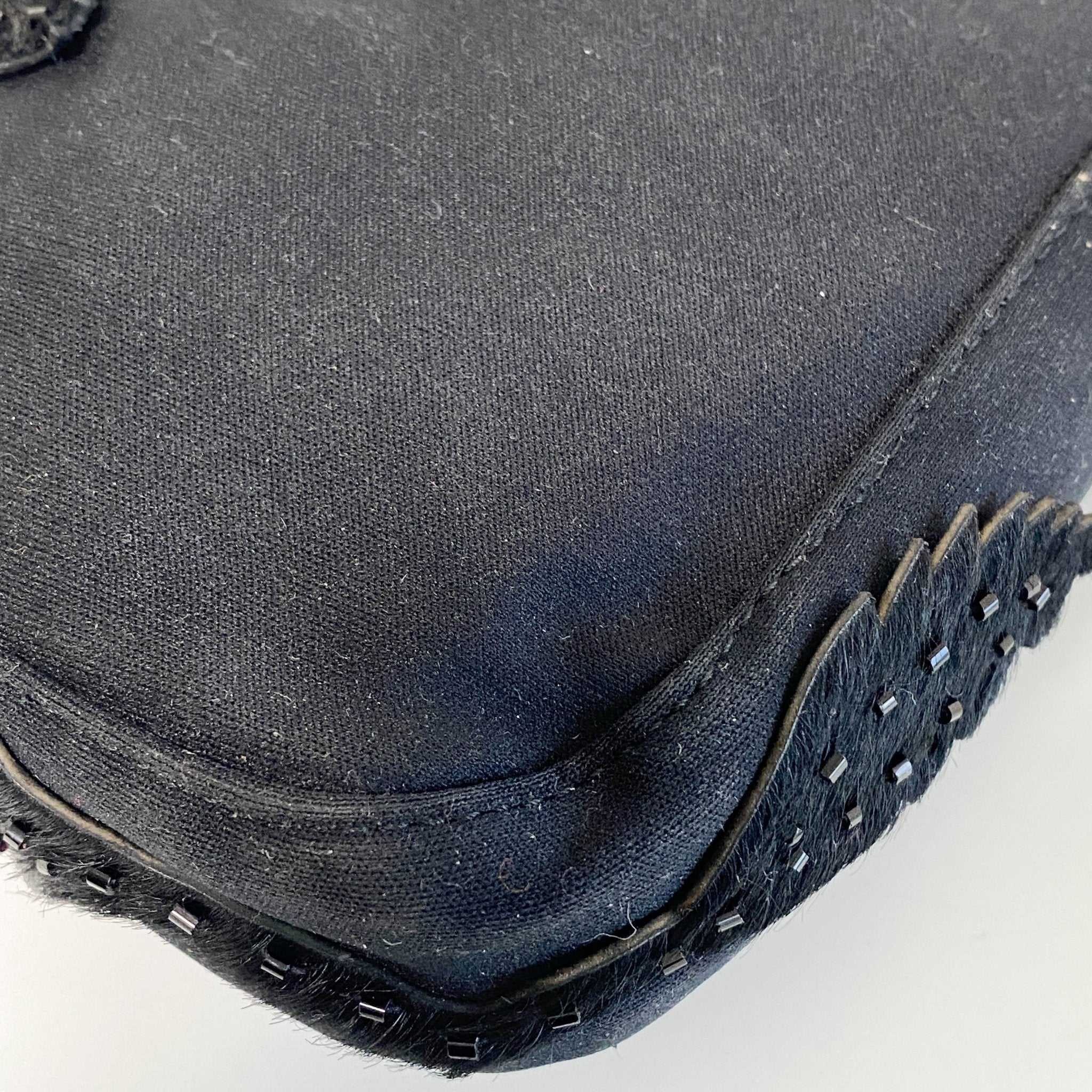 FENDI Baguette Black Flower Embroidered Shoulder Bag, in , Sold by HIVE PRELOVED - Shoulder Bags, ,