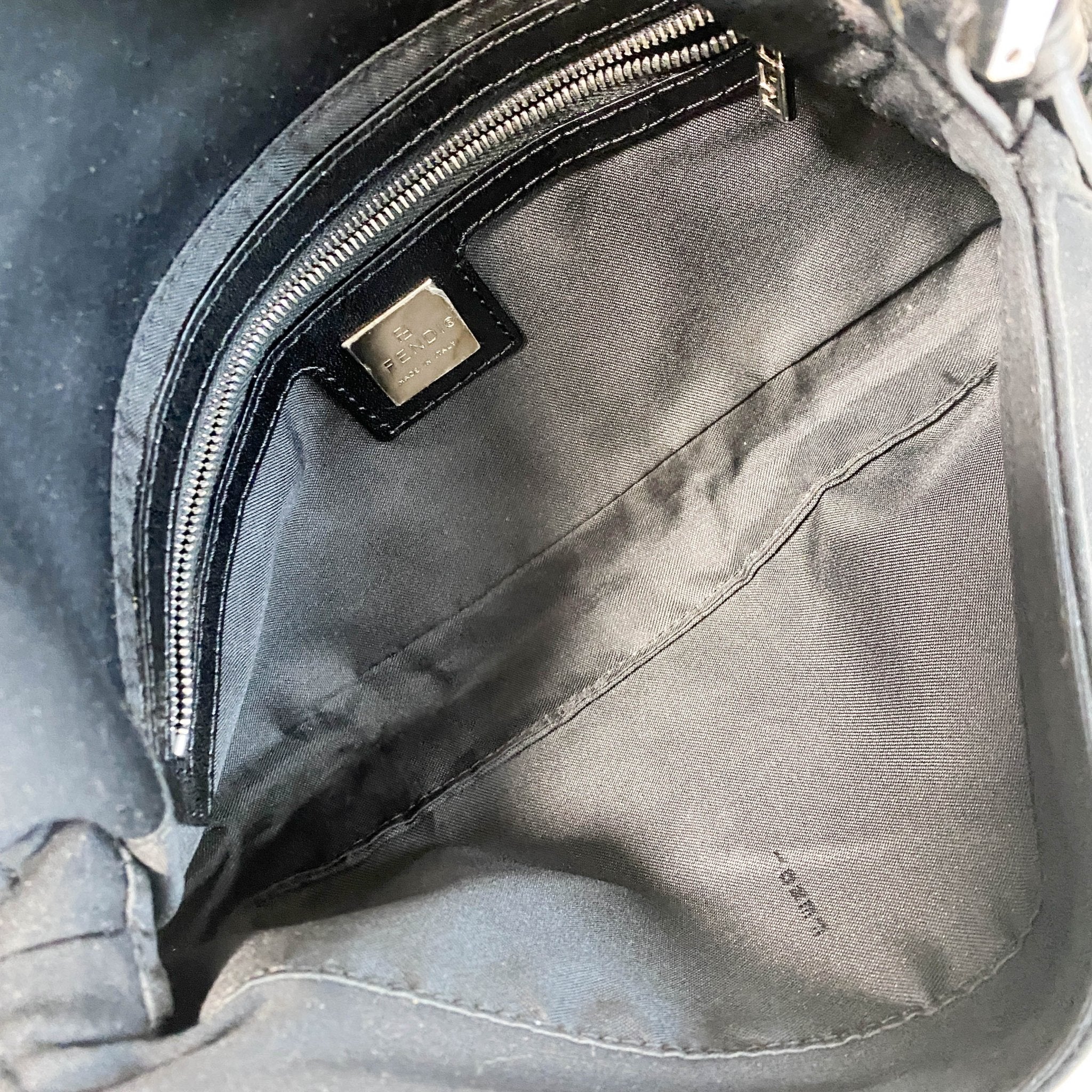 FENDI Baguette Black Flower Embroidered Shoulder Bag, in , Sold by HIVE PRELOVED - Shoulder Bags, ,