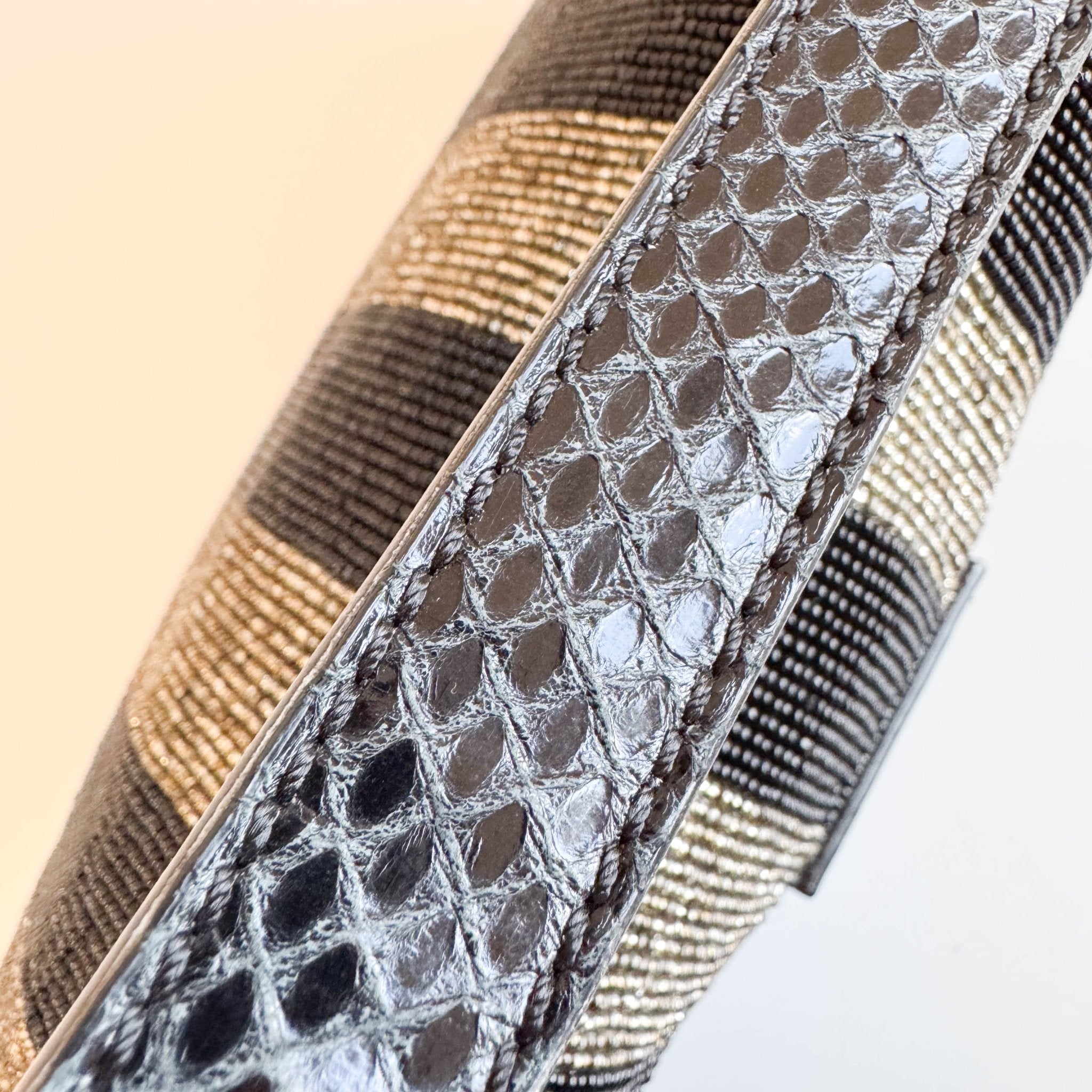 FENDI Baguette Black Gold Beaded Shoulder Bag Rhinestone Hardware, in , Sold by HIVE PRELOVED - Shoulder Bags, ,