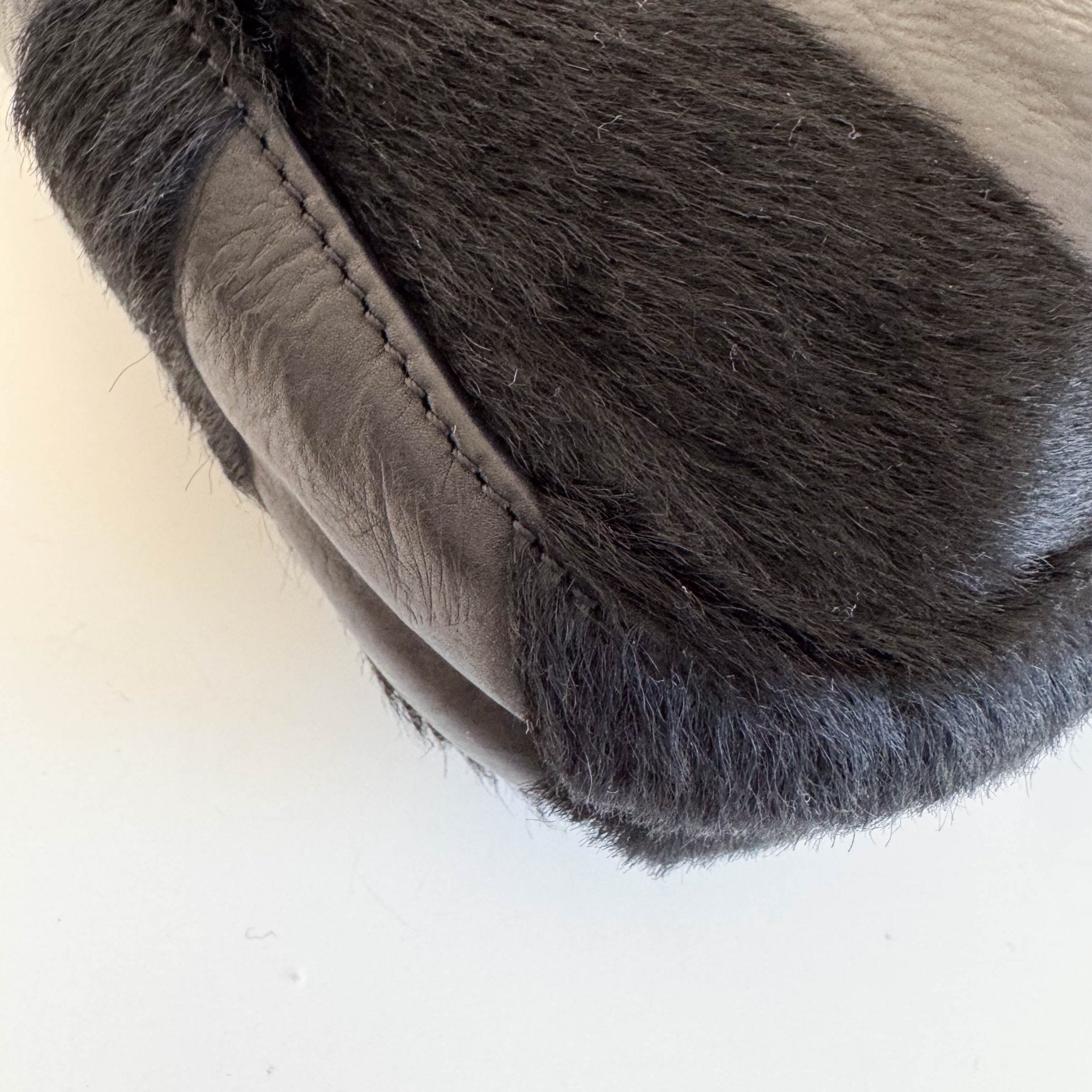 FENDI Baguette Black Leather and Pony Hair Shoulder Bag, in , Sold by HIVE PRELOVED - Shoulder Bags, ,