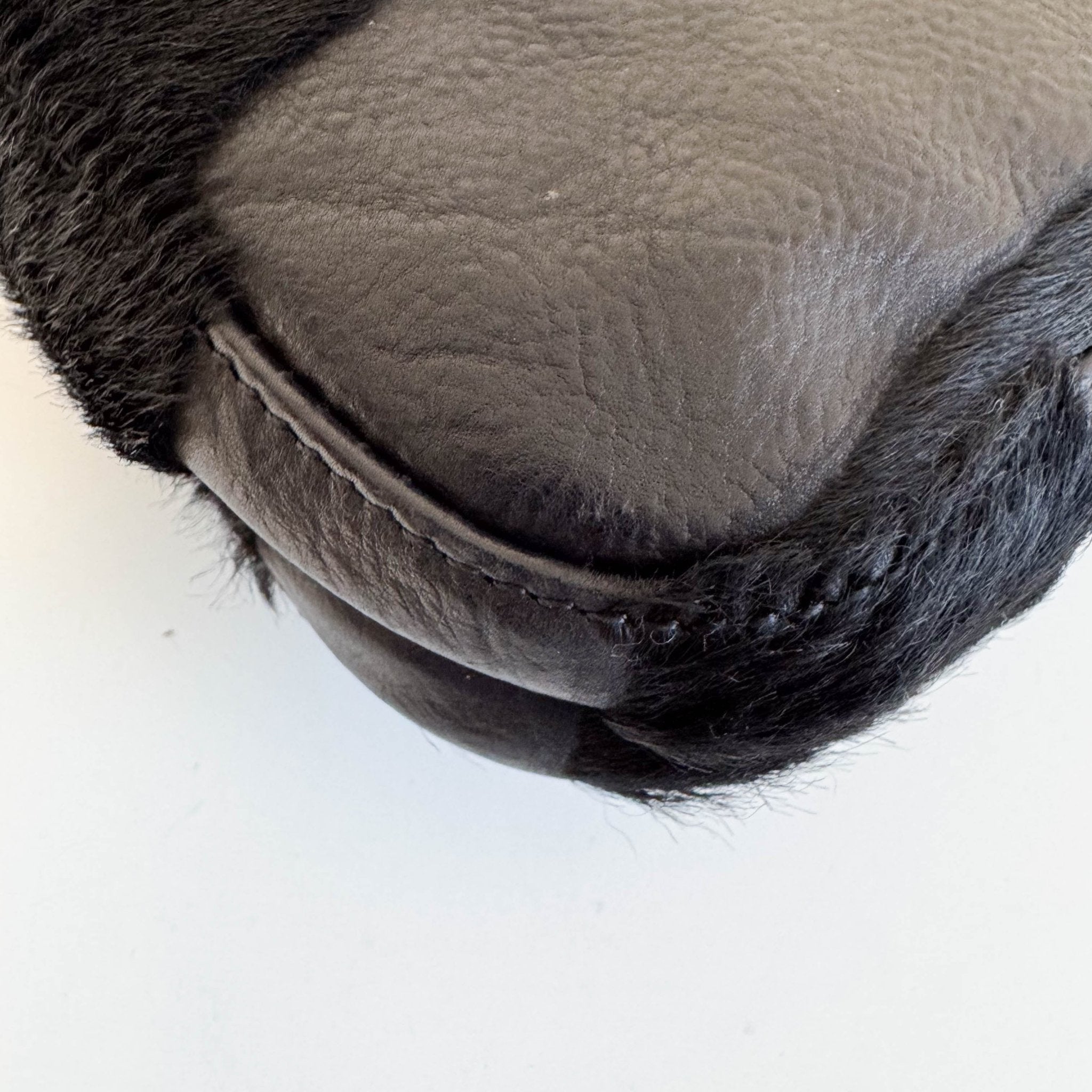 FENDI Baguette Black Leather and Pony Hair Shoulder Bag, in , Sold by HIVE PRELOVED - Shoulder Bags, ,