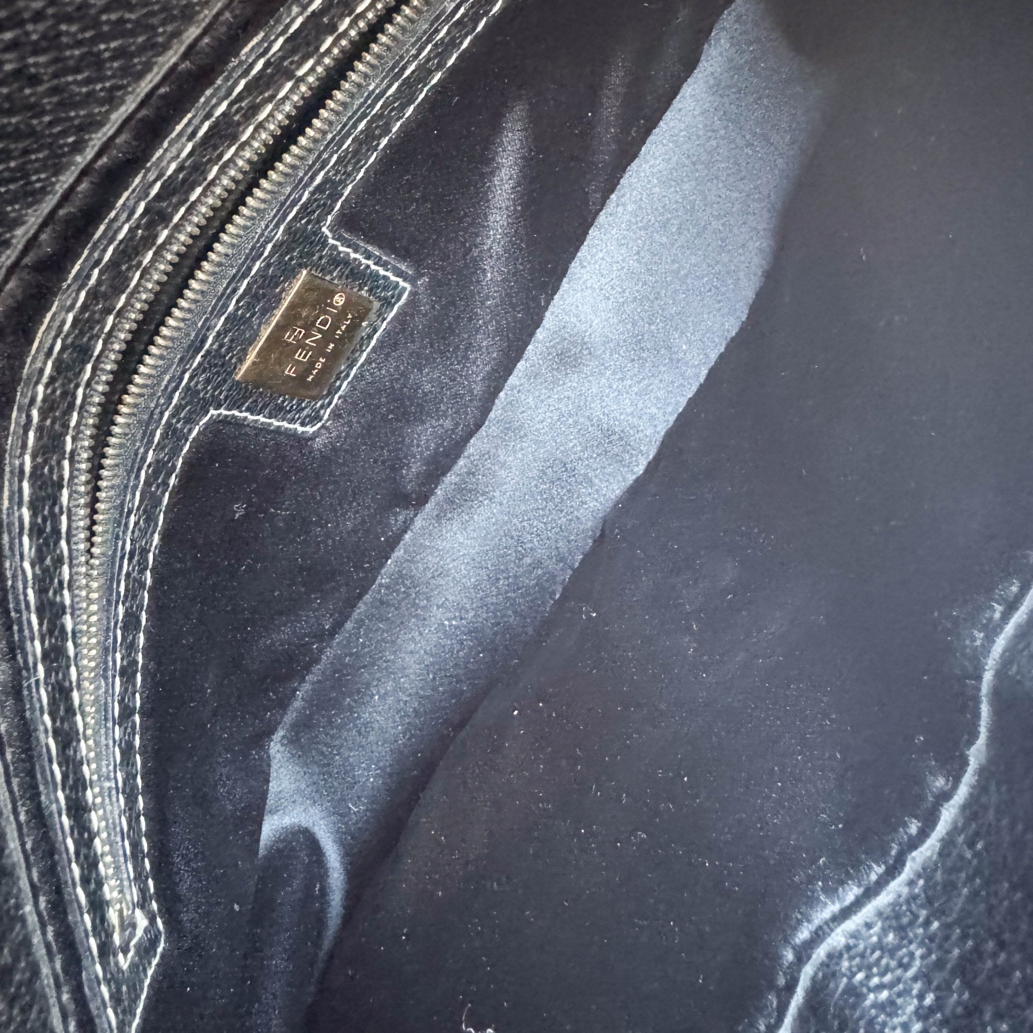 FENDI Baguette Black Leather Gold Hardware Shoulder Bag, in , Sold by HIVE PRELOVED - Shoulder Bags, ,