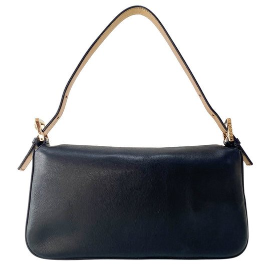 FENDI Baguette Black Leather Gold Hardware Shoulder Bag, in , Sold by HIVE PRELOVED - Shoulder Bags, ,