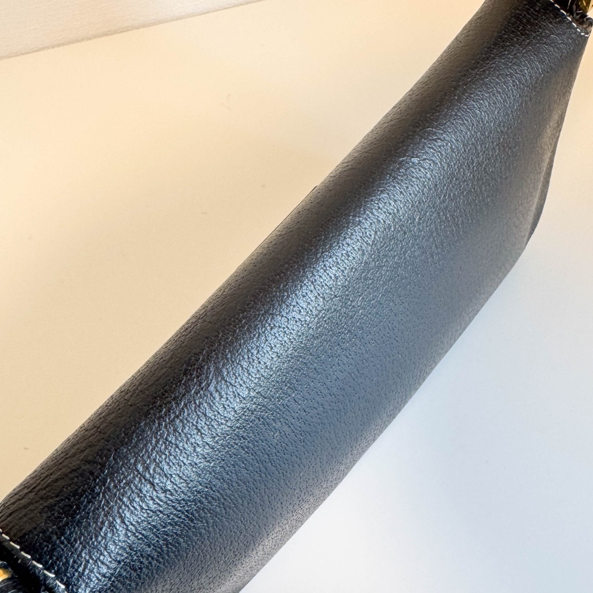 FENDI Baguette Black Leather Gold Hardware Shoulder Bag, in , Sold by HIVE PRELOVED - Shoulder Bags, ,