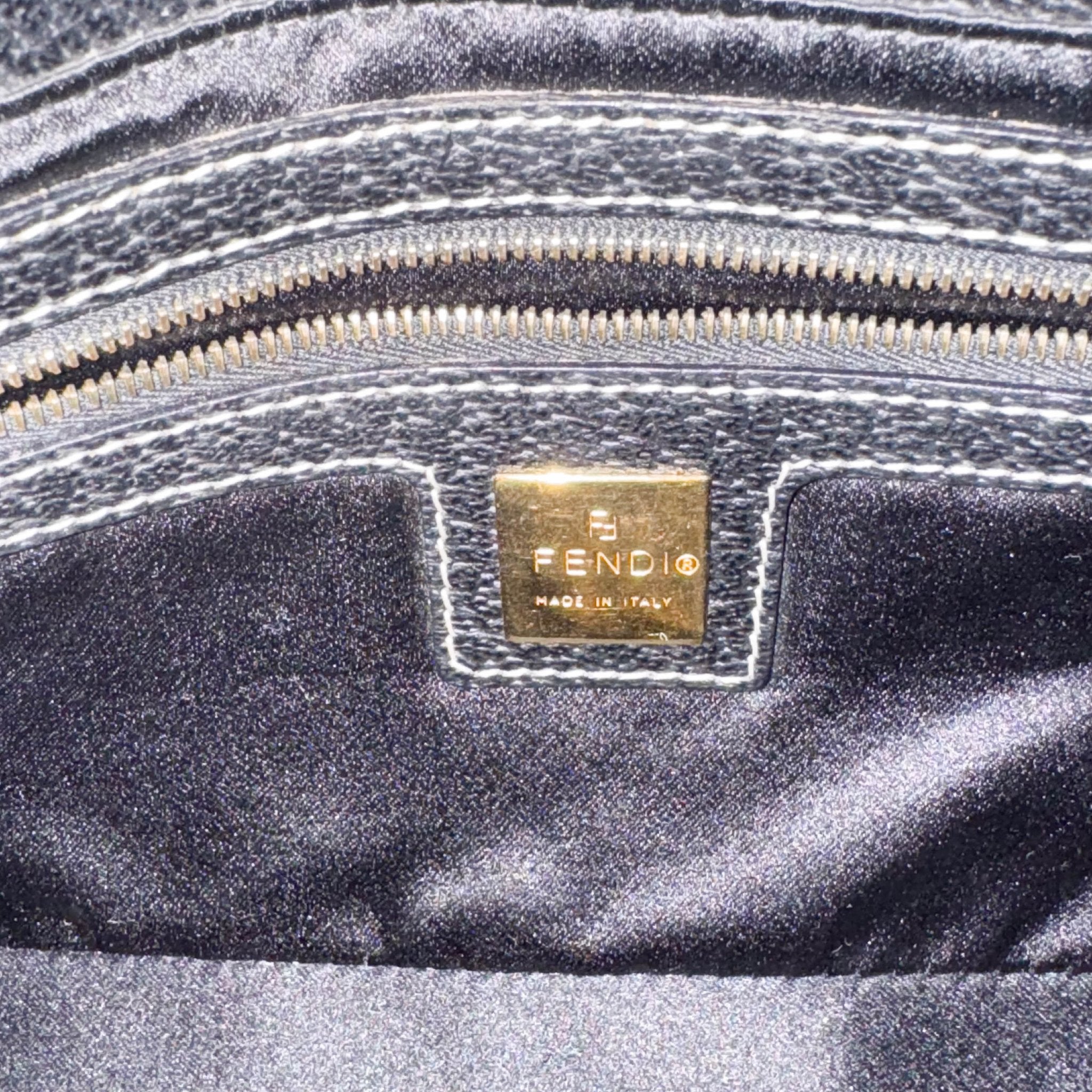 FENDI Baguette Black Leather Gold Hardware Shoulder Bag, in , Sold by HIVE PRELOVED - Shoulder Bags, ,