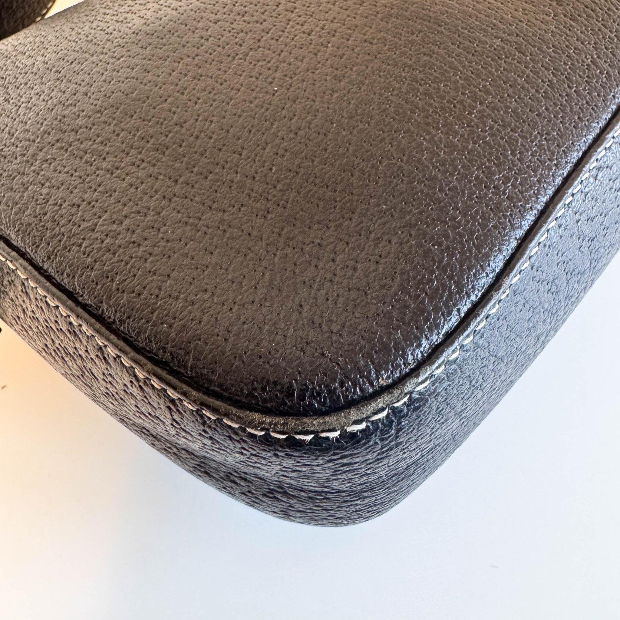 FENDI Baguette Black Leather Gold Hardware Shoulder Bag, in , Sold by HIVE PRELOVED - Shoulder Bags, ,