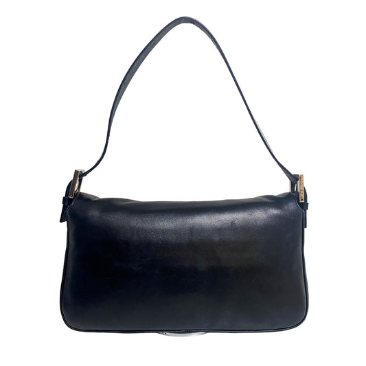 FENDI Baguette Black Leather Shoulder Bag, in , Sold by HIVE PRELOVED - Shoulder Bags, ,