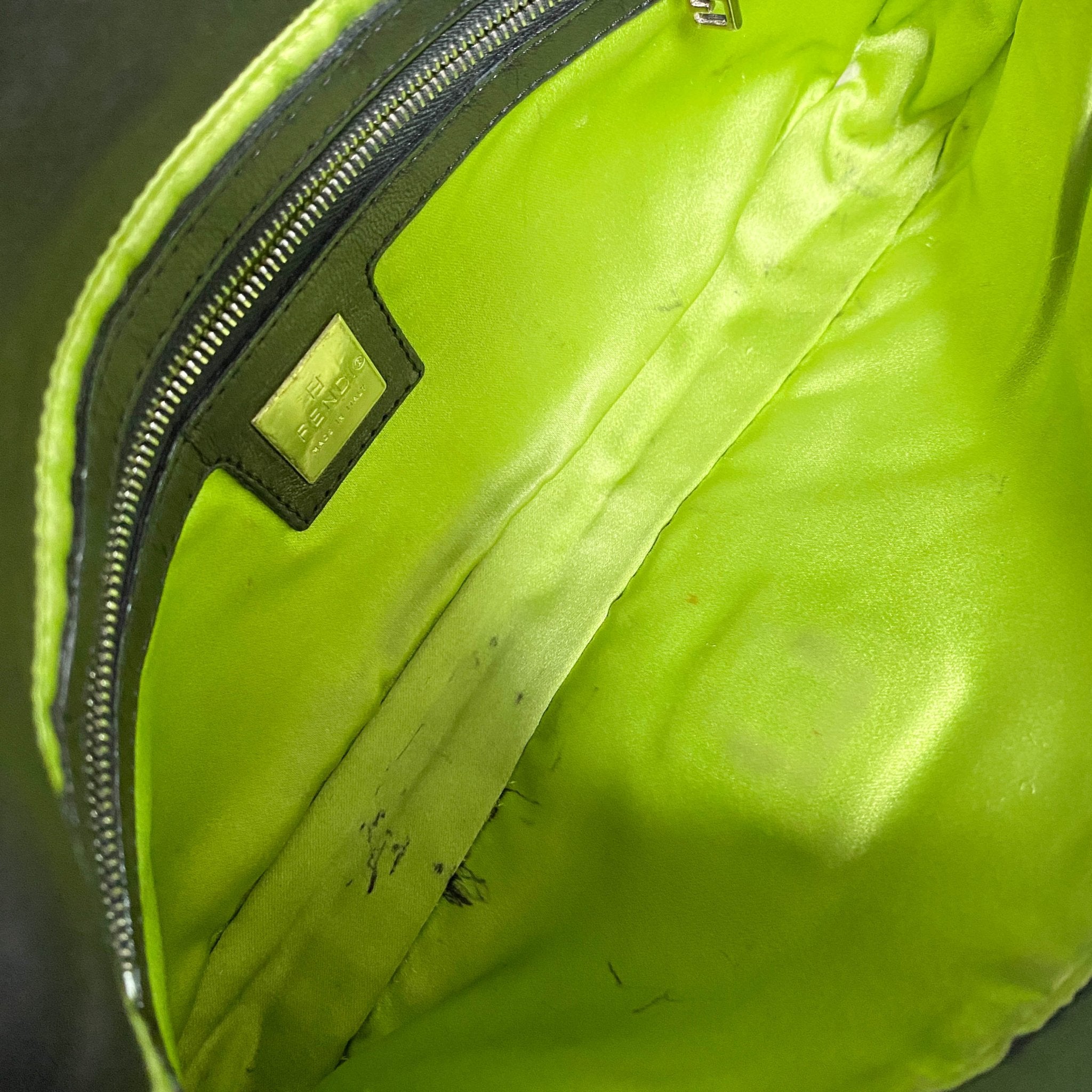 FENDI Baguette Black Leather Yellow Plated Hardware, in , Sold by HIVE PRELOVED - Shoulder Bags, ,