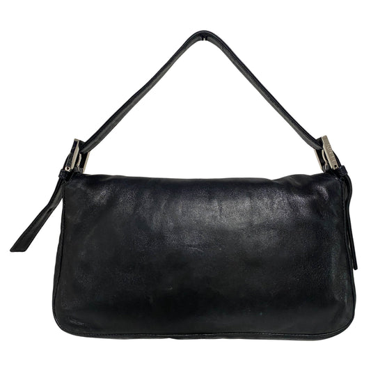 FENDI Baguette Black Leather Yellow Plated Hardware, in , Sold by HIVE PRELOVED - Shoulder Bags, ,