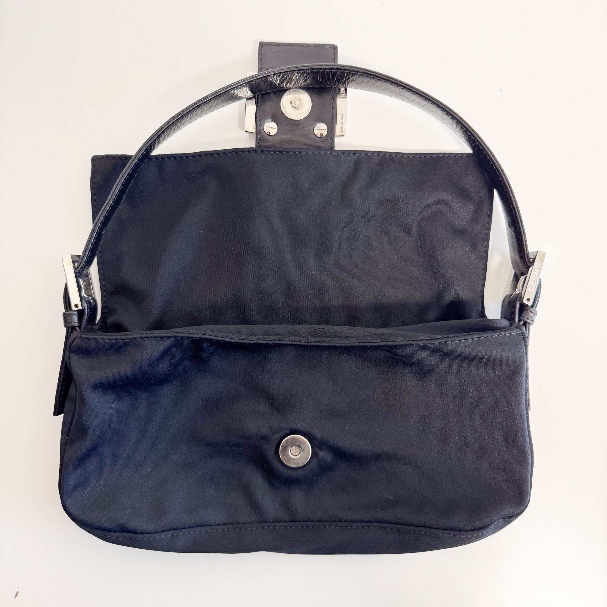 FENDI Baguette Black Neoprene Shoulder Bag, in , Sold by HIVE PRELOVED - Shoulder Bags, ,