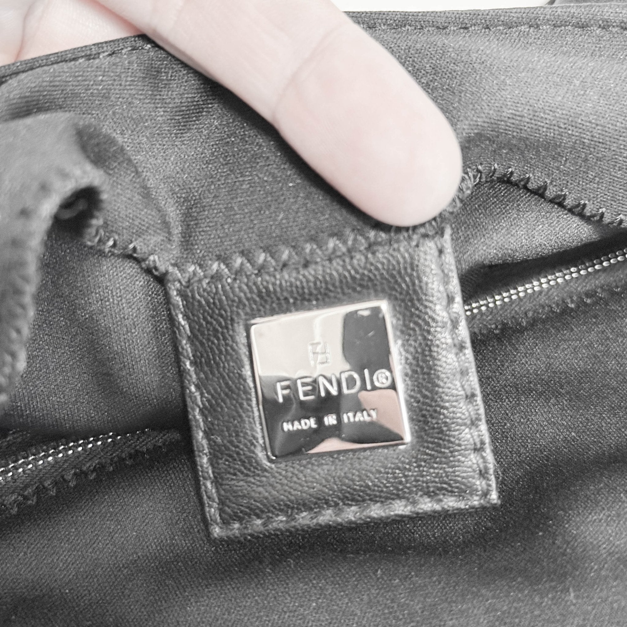 FENDI Baguette Black Neoprene Shoulder Bag, in , Sold by HIVE PRELOVED - Shoulder Bags, ,