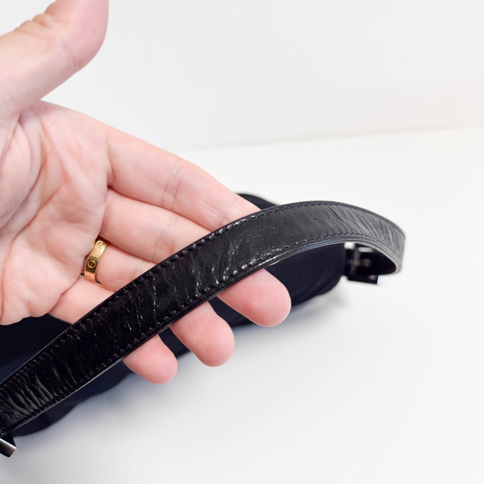 FENDI Baguette Black Neoprene Shoulder Bag, in , Sold by HIVE PRELOVED - Shoulder Bags, ,