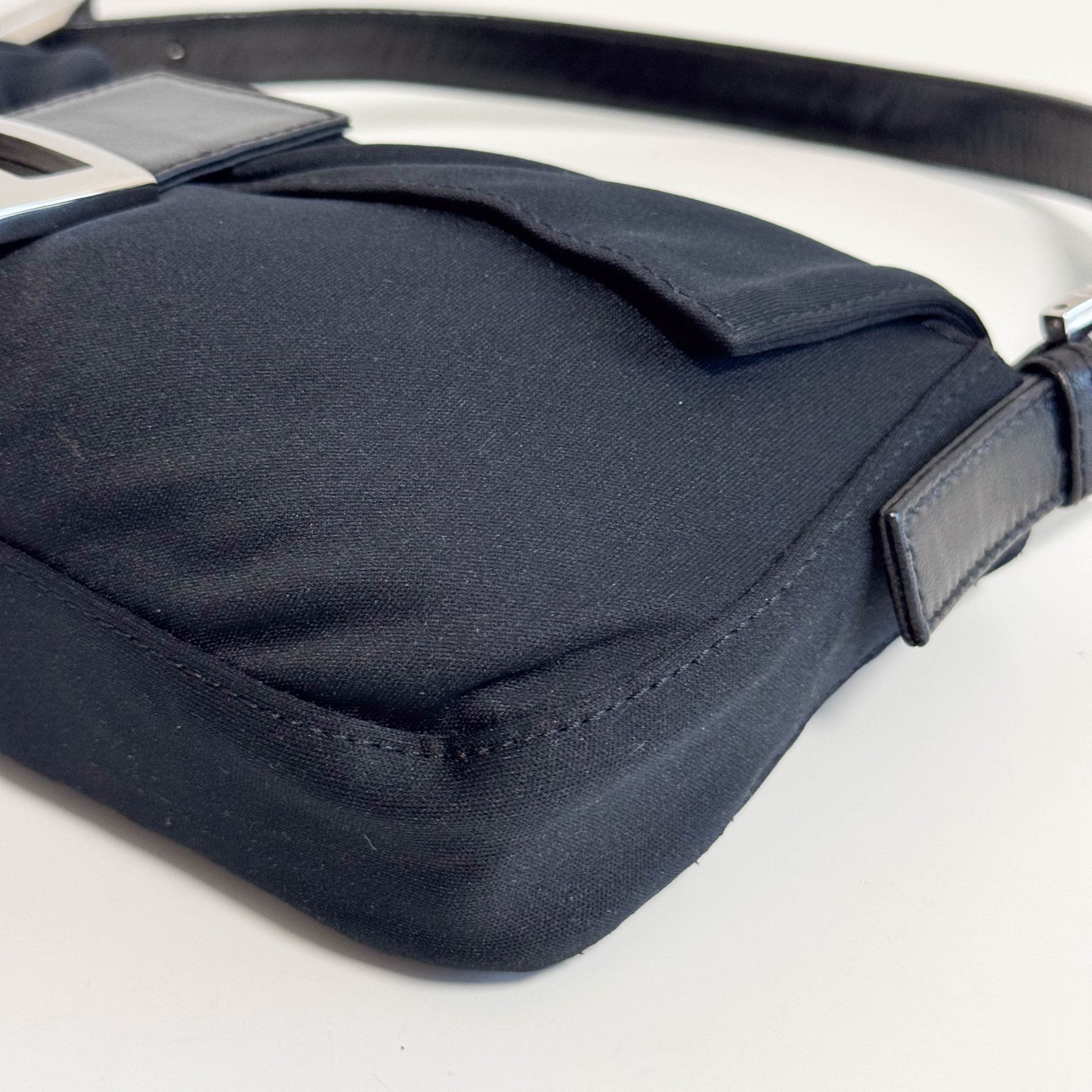 FENDI Baguette Black Neoprene Shoulder Bag, in , Sold by HIVE PRELOVED - Shoulder Bags, ,