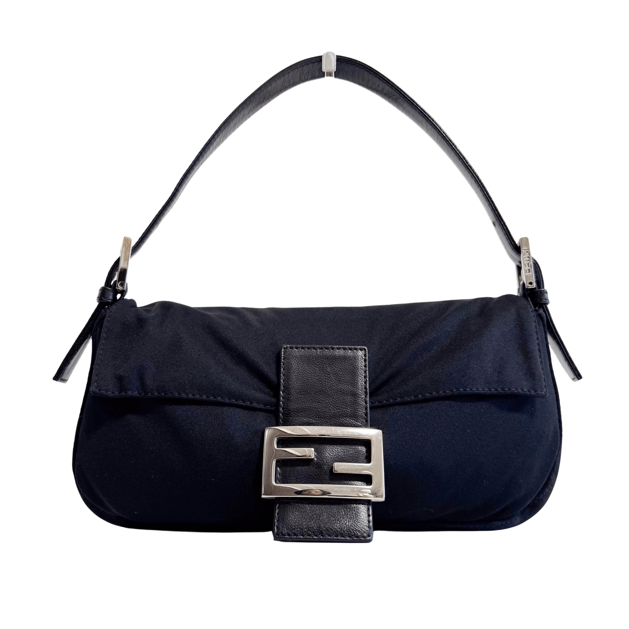 FENDI Baguette Black Neoprene Shoulder Bag, in , Sold by HIVE PRELOVED - Shoulder Bags, ,