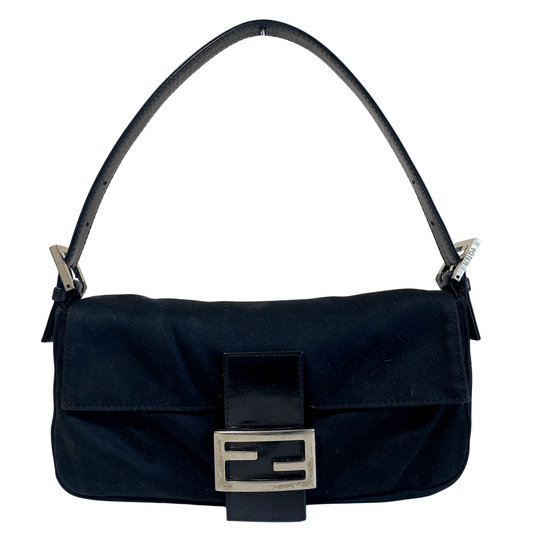 FENDI Baguette Black Neoprene Shoulder Bag, in , Sold by HIVE PRELOVED - Shoulder Bags, ,