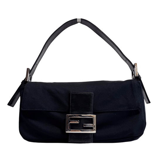 FENDI Baguette Black Neoprene Shoulder Bag, in , Sold by HIVE PRELOVED - Shoulder Bags, ,