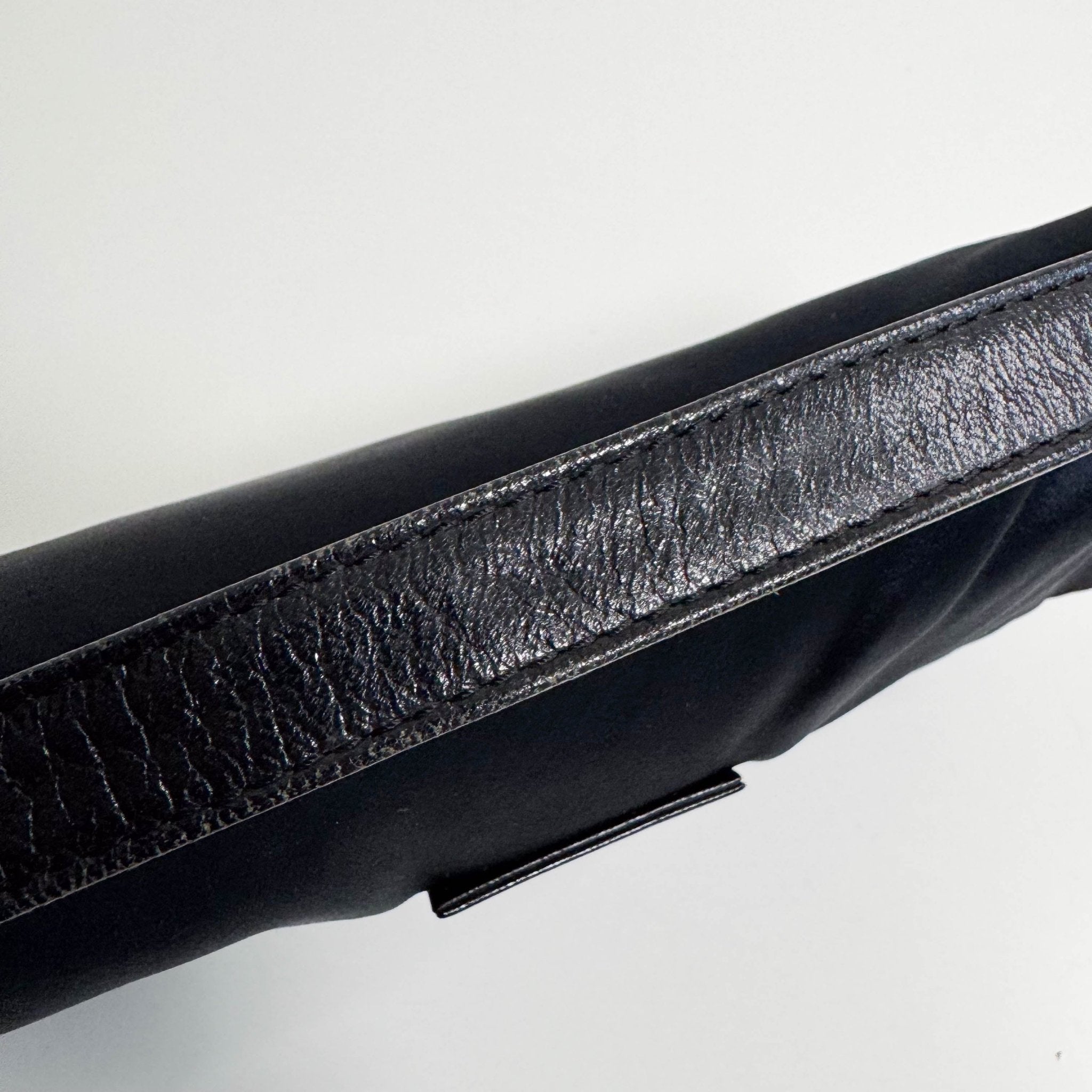 FENDI Baguette Black Satin Shoulder Bag with Rhinestone Hardware, in , Sold by HIVE PRELOVED - Shoulder Bags, ,