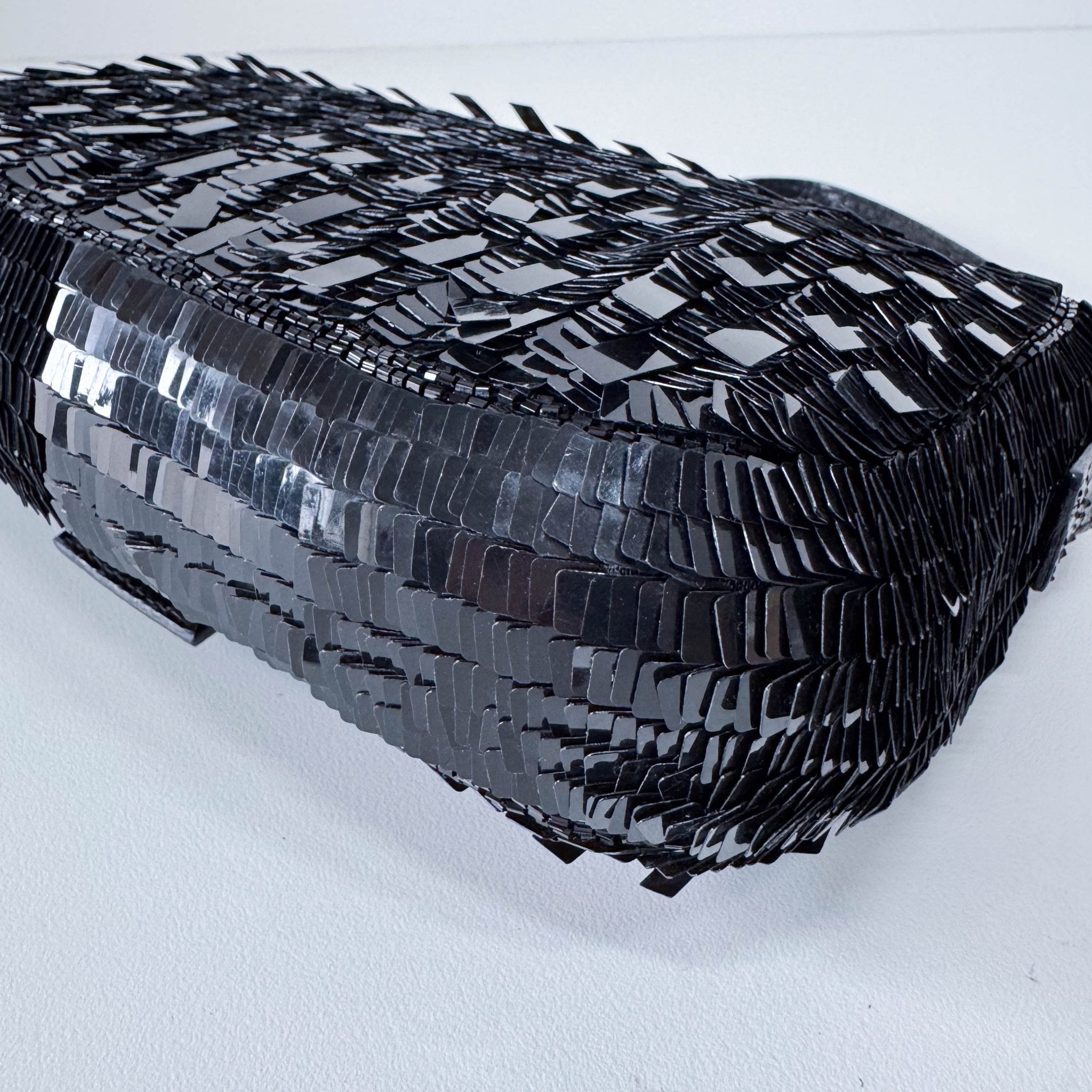 FENDI Baguette Black Sequin Shoulder Bag, in , Sold by HIVE PRELOVED - Shoulder Bags, ,