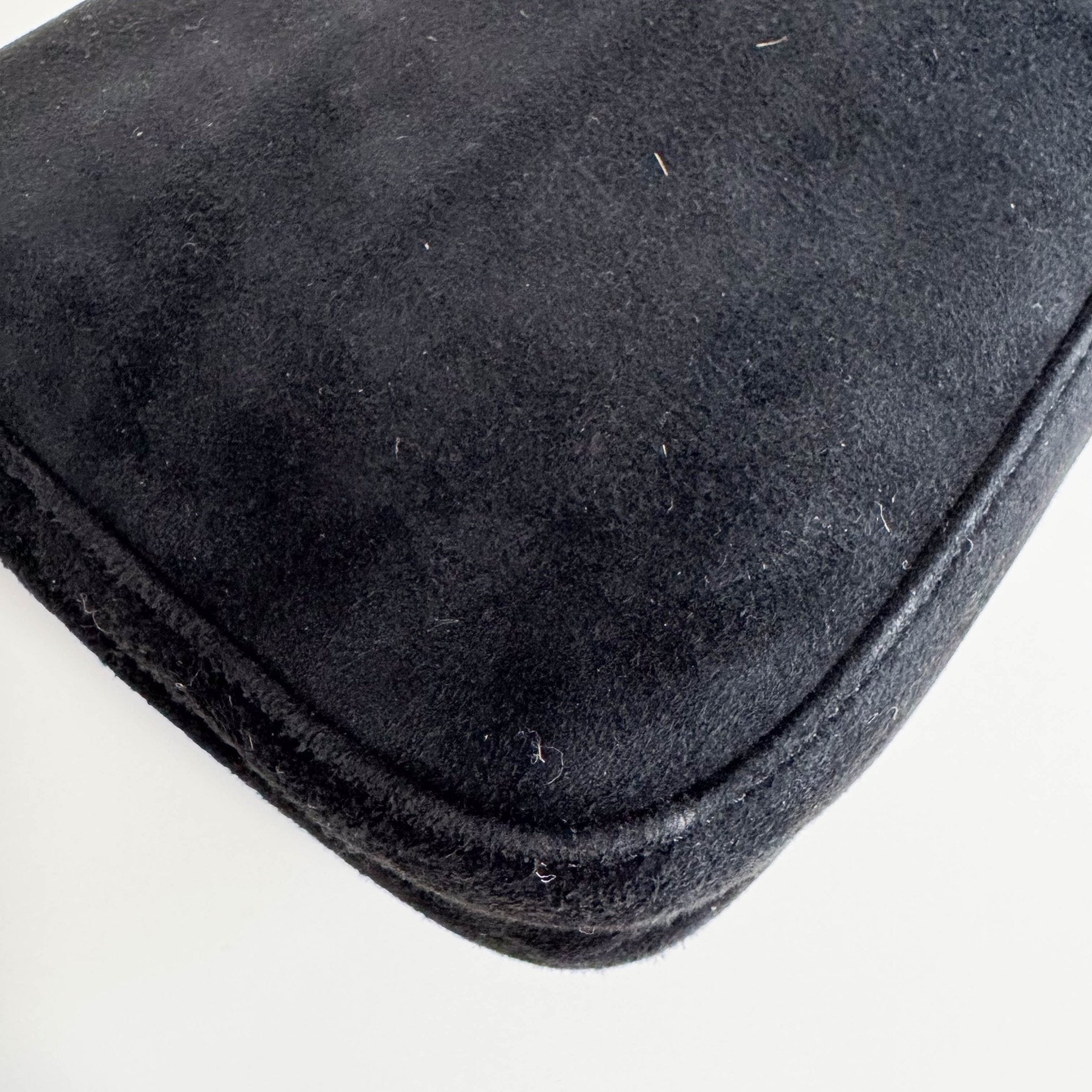 FENDI Baguette Black Suede Gold Hardware Shoulder Bag, in , Sold by HIVE PRELOVED - Shoulder Bags, ,