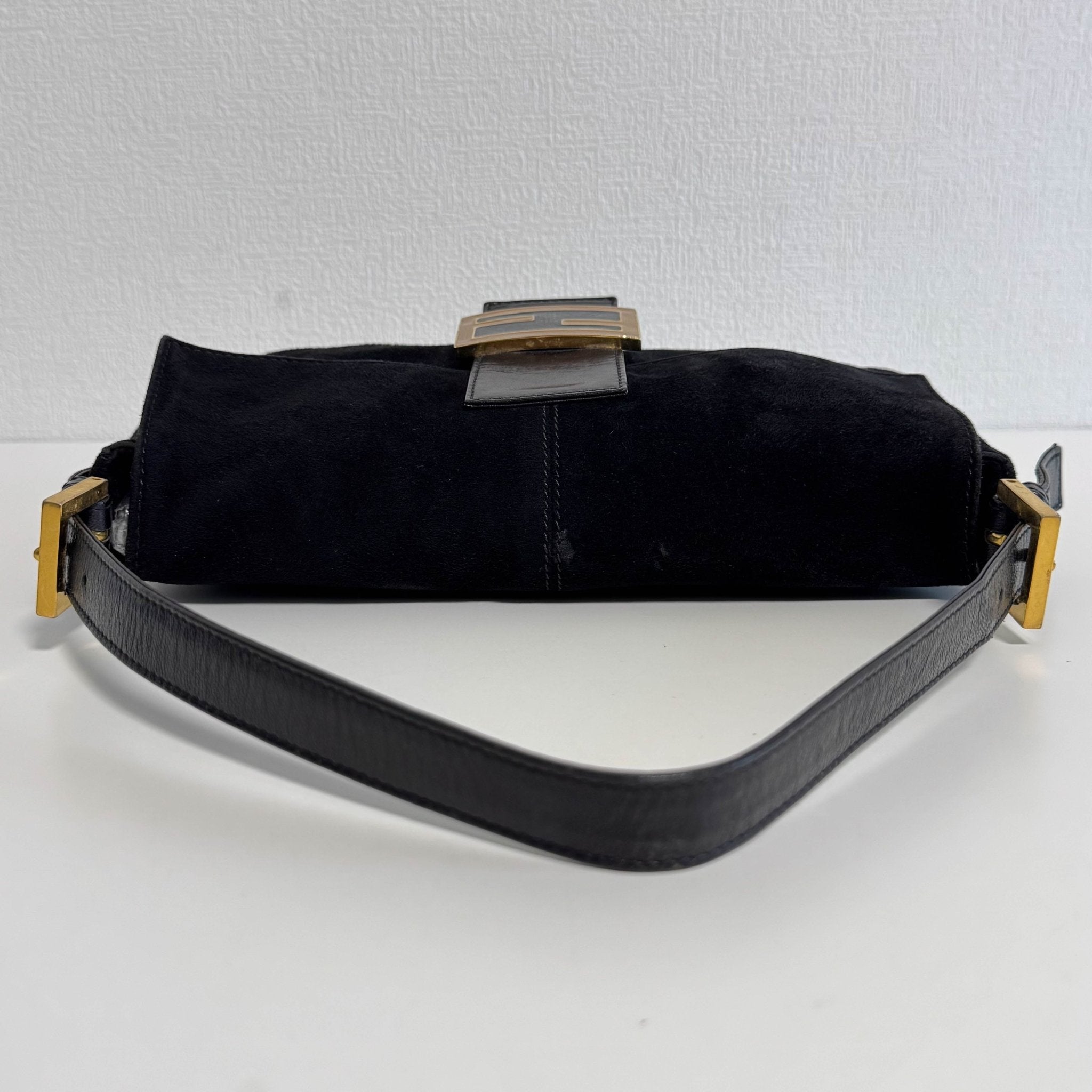 FENDI Baguette Black Suede Shoulder Bag, in , Sold by HIVE PRELOVED - Shoulder Bags, ,