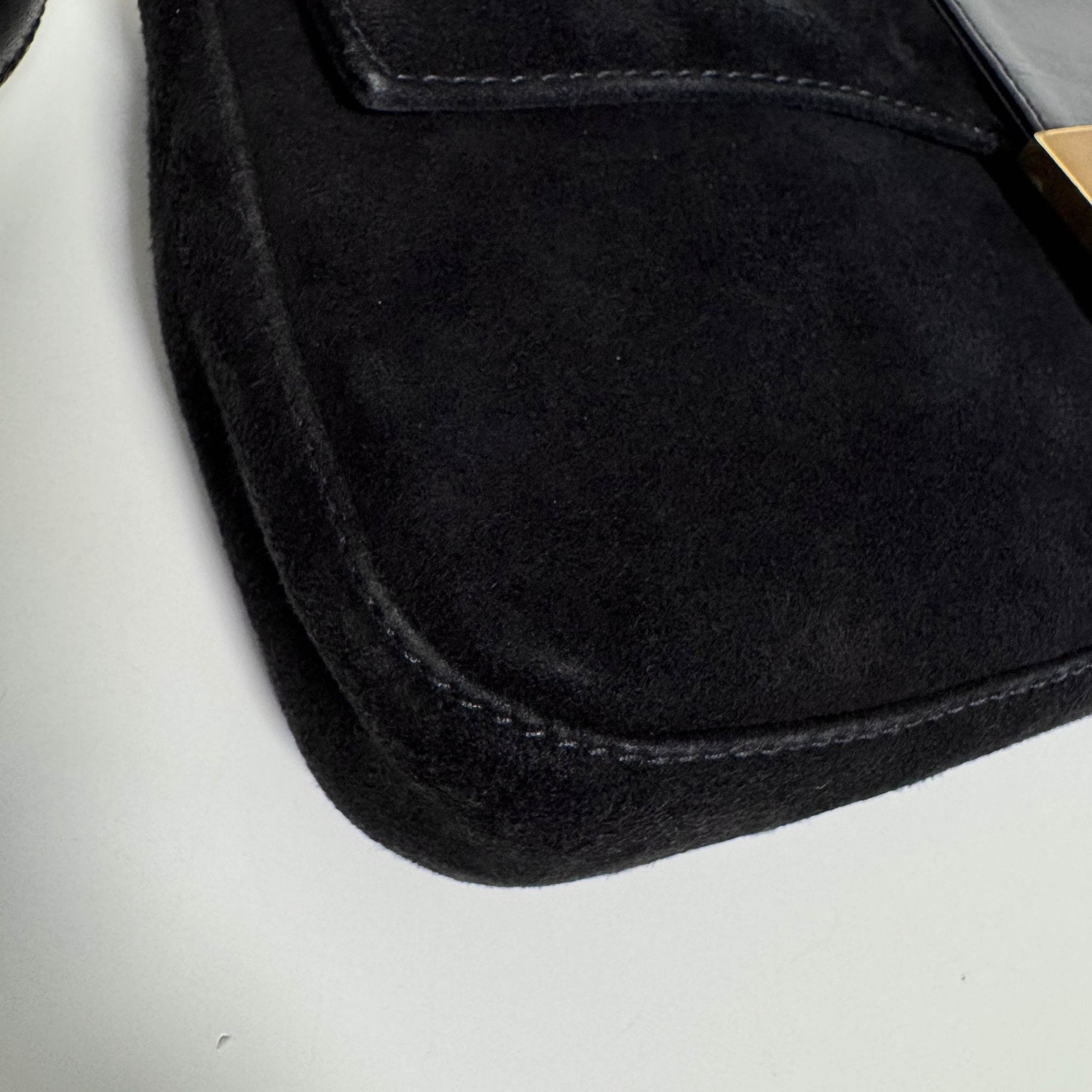 FENDI Baguette Black Suede Shoulder Bag, in , Sold by HIVE PRELOVED - Shoulder Bags, ,