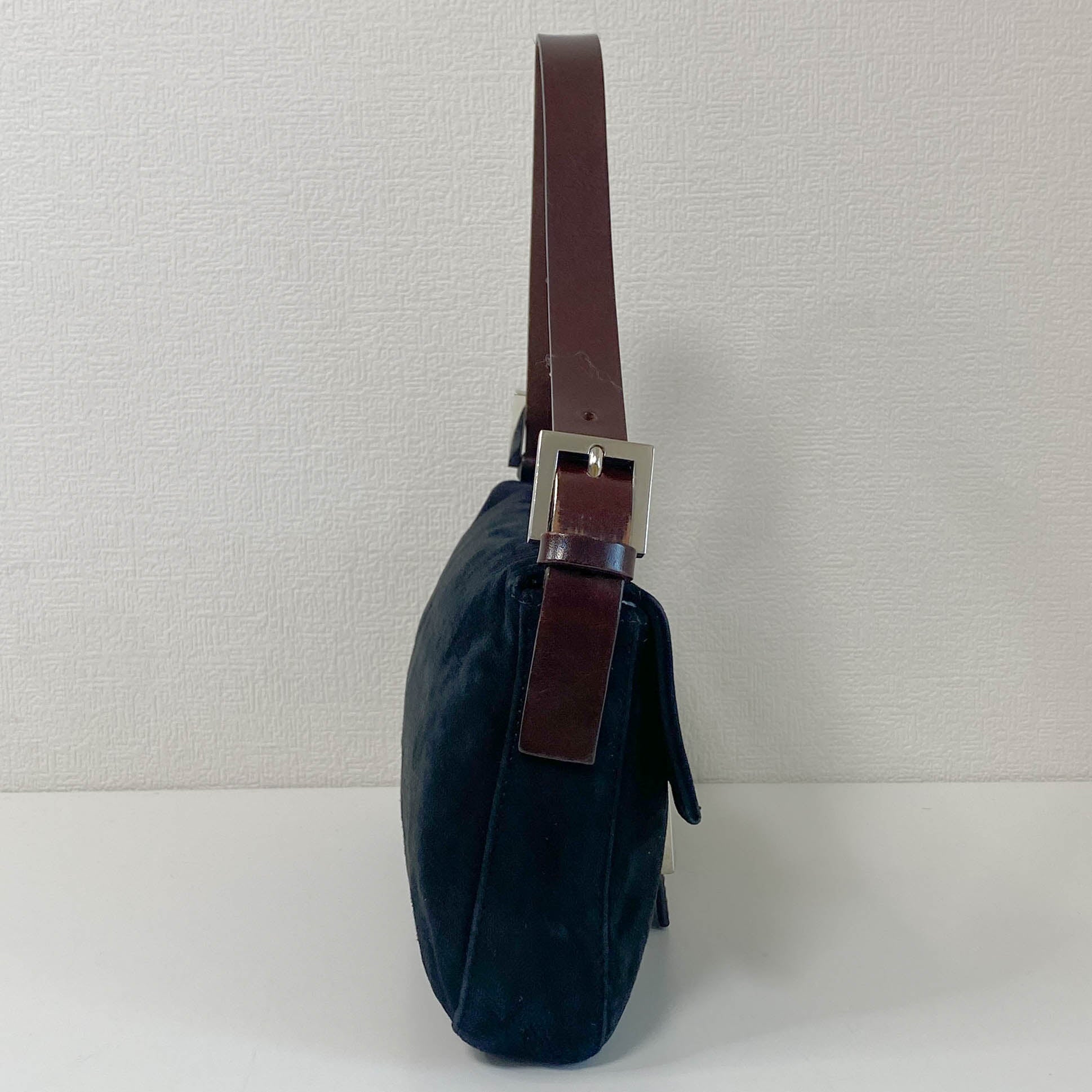 FENDI Baguette Black Suede Shoulder Bag, in , Sold by HIVE PRELOVED - Shoulder Bags, ,