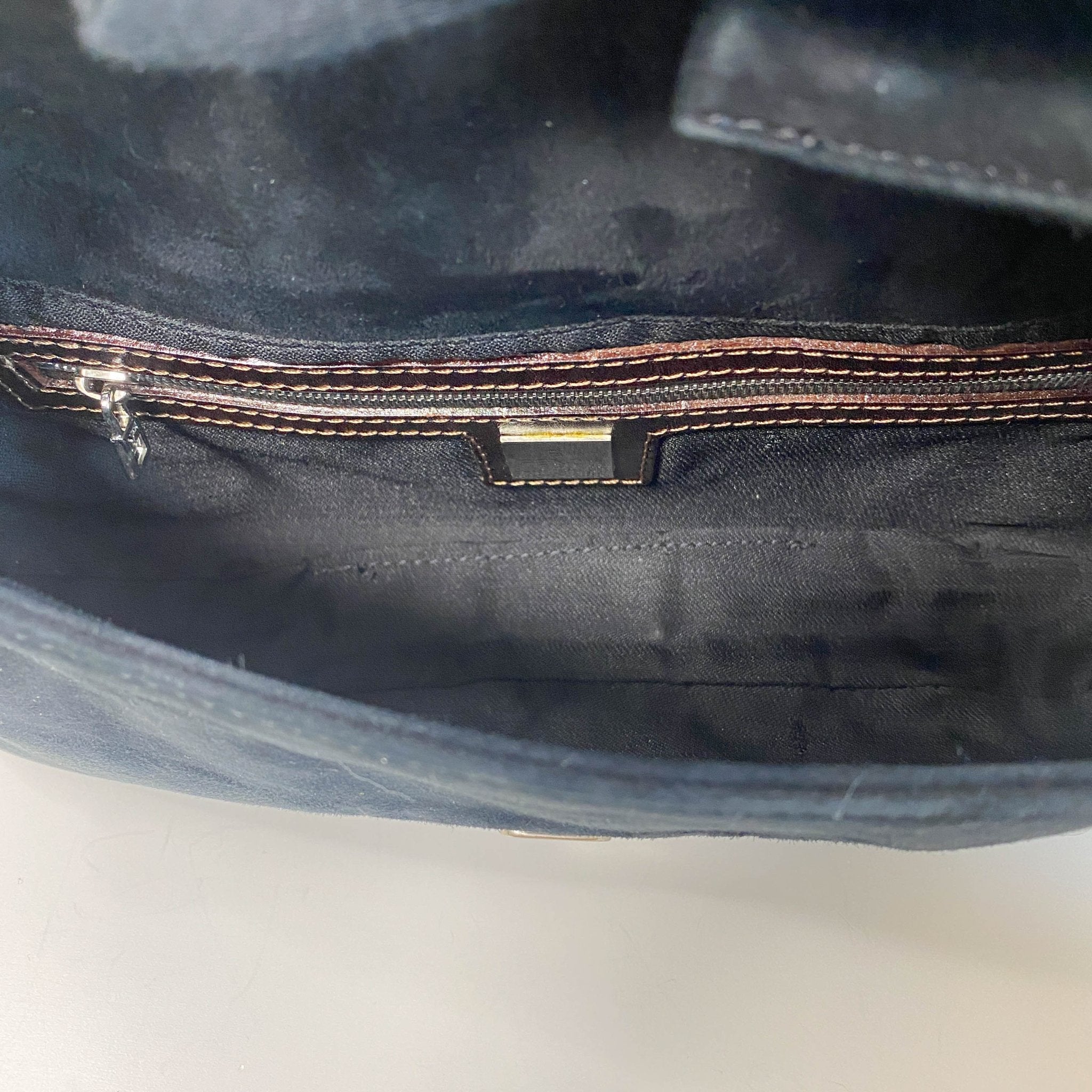 FENDI Baguette Black Suede Shoulder Bag, in , Sold by HIVE PRELOVED - Shoulder Bags, ,