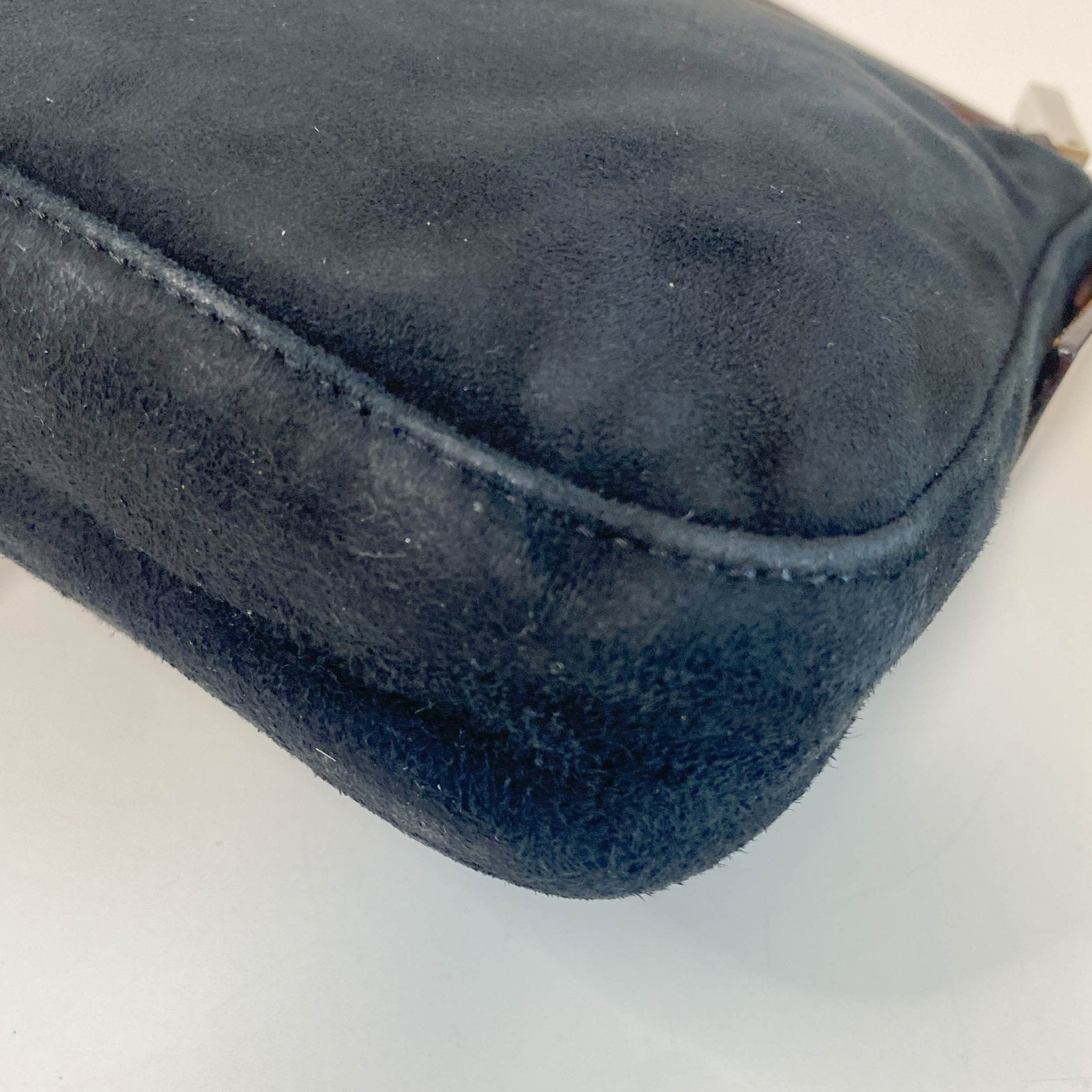 FENDI Baguette Black Suede Shoulder Bag, in , Sold by HIVE PRELOVED - Shoulder Bags, ,