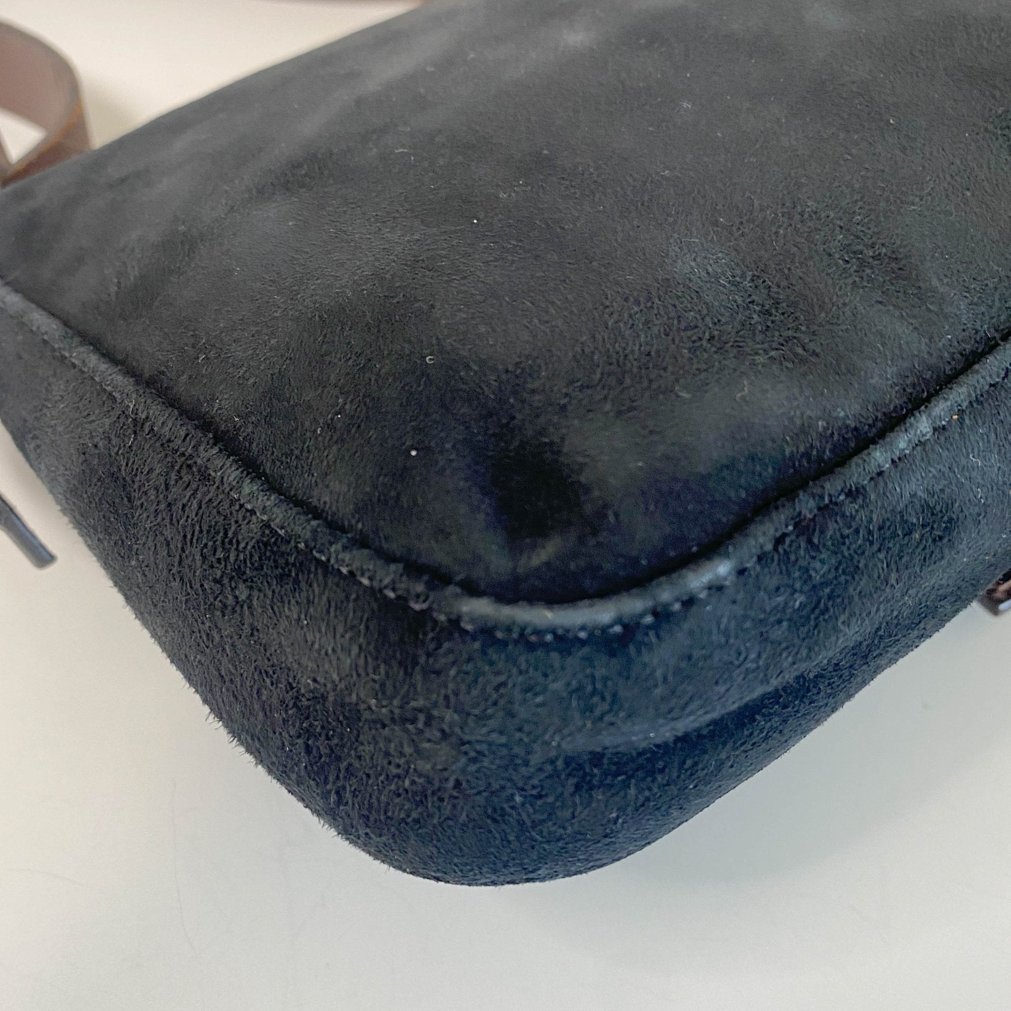 FENDI Baguette Black Suede Shoulder Bag, in , Sold by HIVE PRELOVED - Shoulder Bags, ,