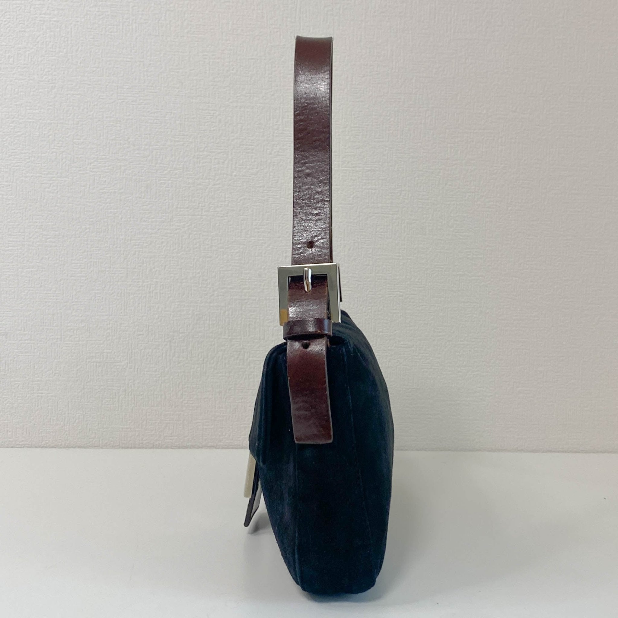 FENDI Baguette Black Suede Shoulder Bag, in , Sold by HIVE PRELOVED - Shoulder Bags, ,