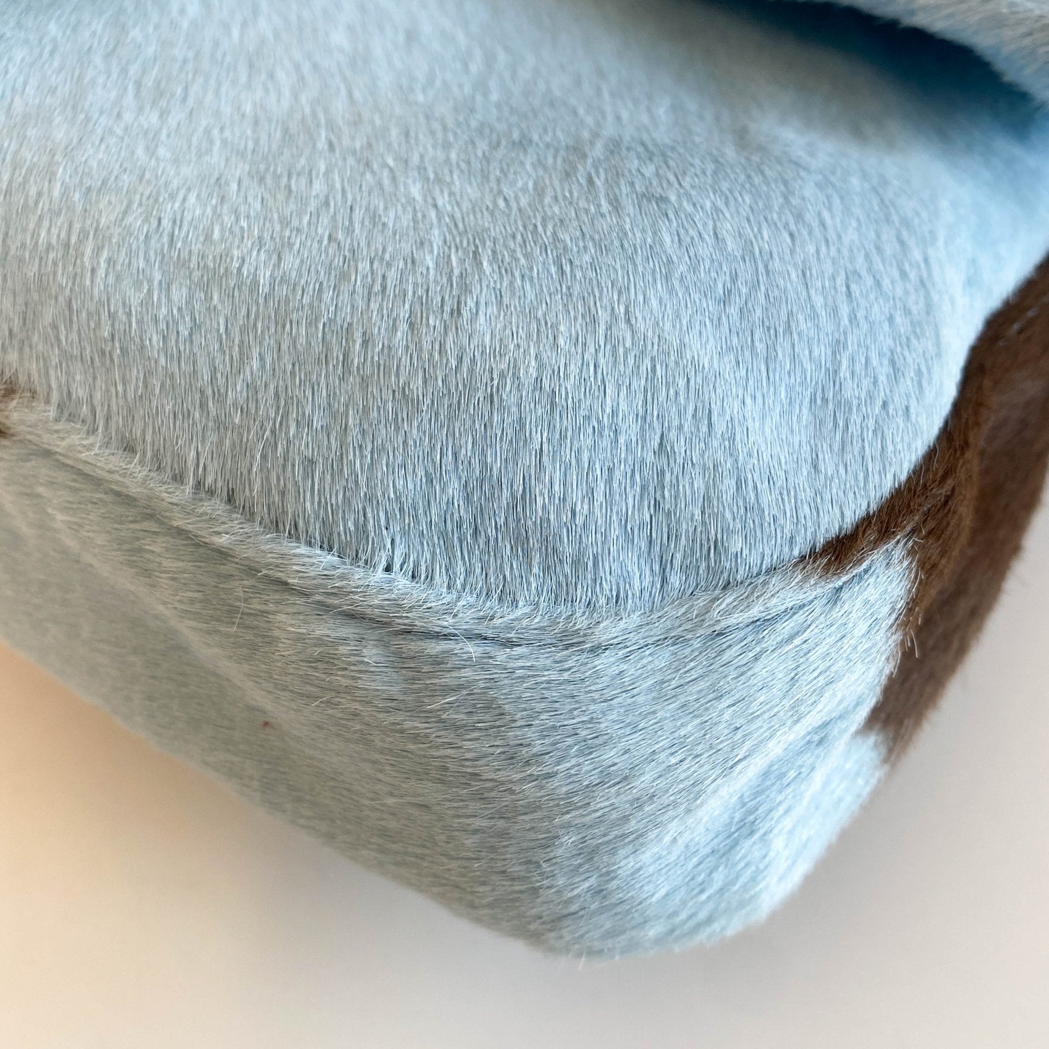 FENDI Baguette Blue / Brown Cow Print Pony Hair Shoulder Bag, in , Sold by HIVE PRELOVED - Shoulder Bags, ,