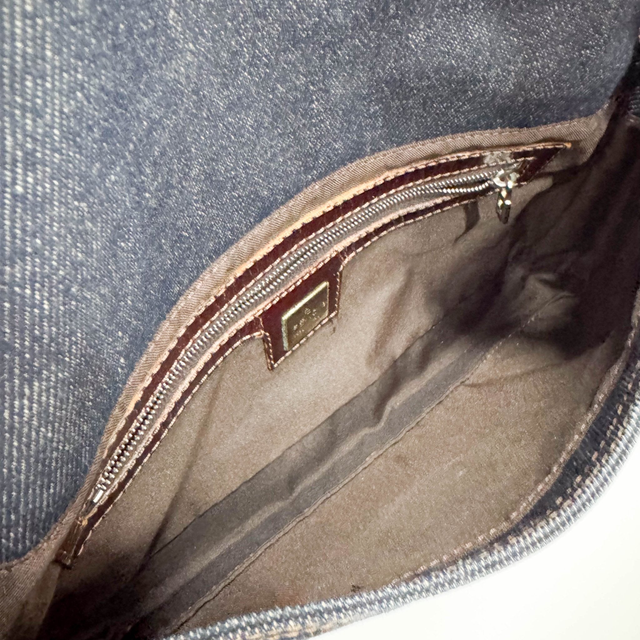 FENDI Baguette Blue Denim Shoulder Bag, in , Sold by HIVE PRELOVED - Shoulder Bags, ,