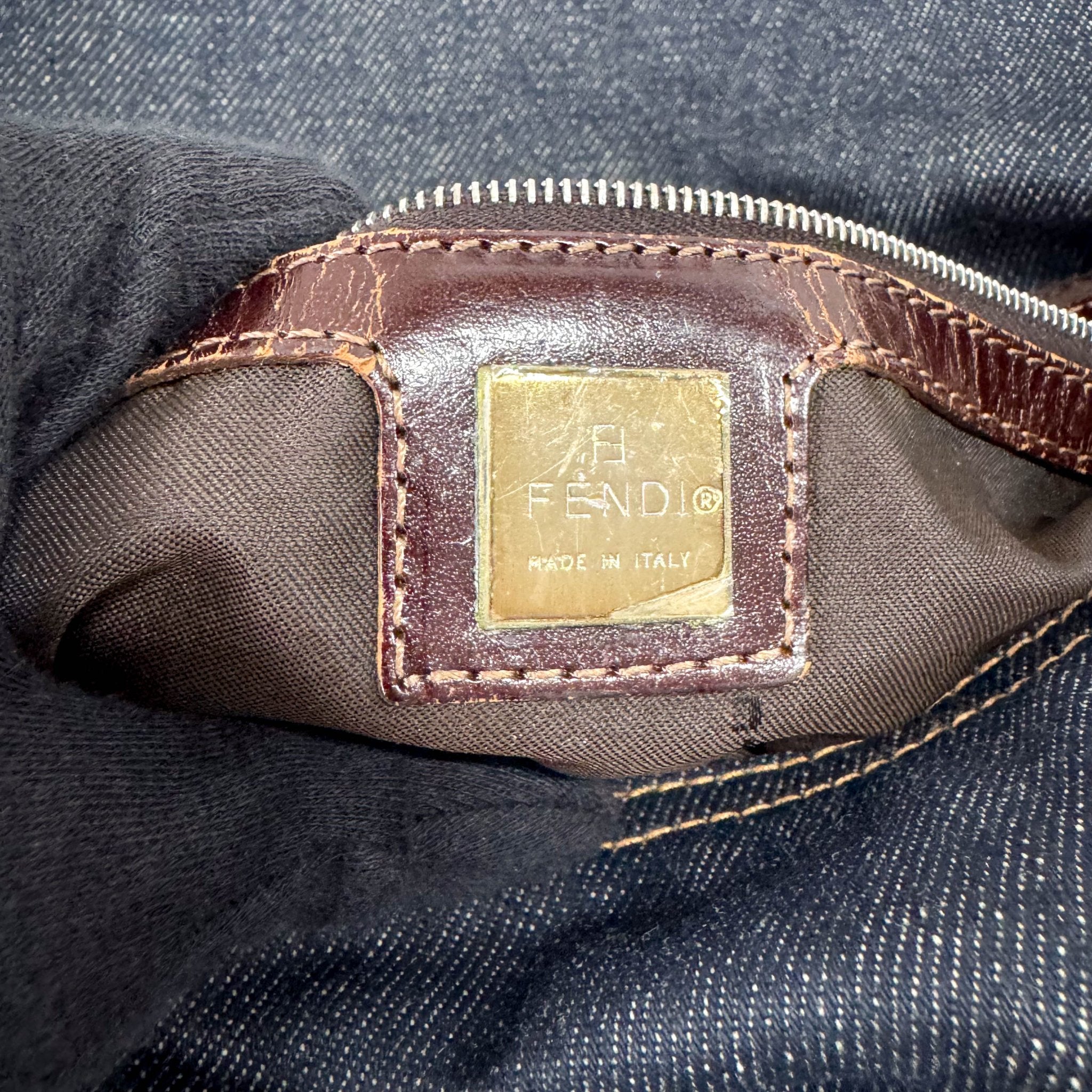 FENDI Baguette Blue Denim Shoulder Bag, in , Sold by HIVE PRELOVED - Shoulder Bags, ,