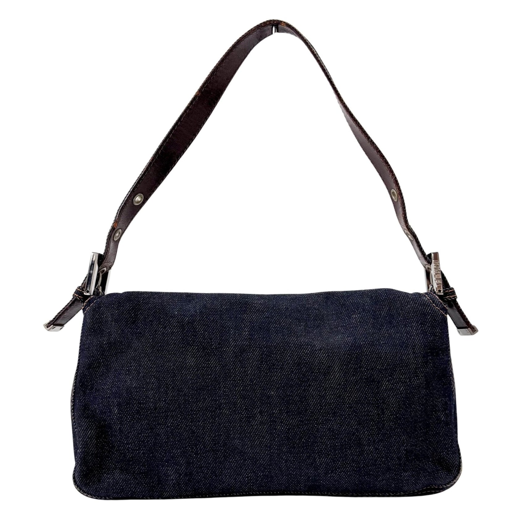 FENDI Baguette Blue Denim Shoulder Bag, in , Sold by HIVE PRELOVED - Shoulder Bags, ,
