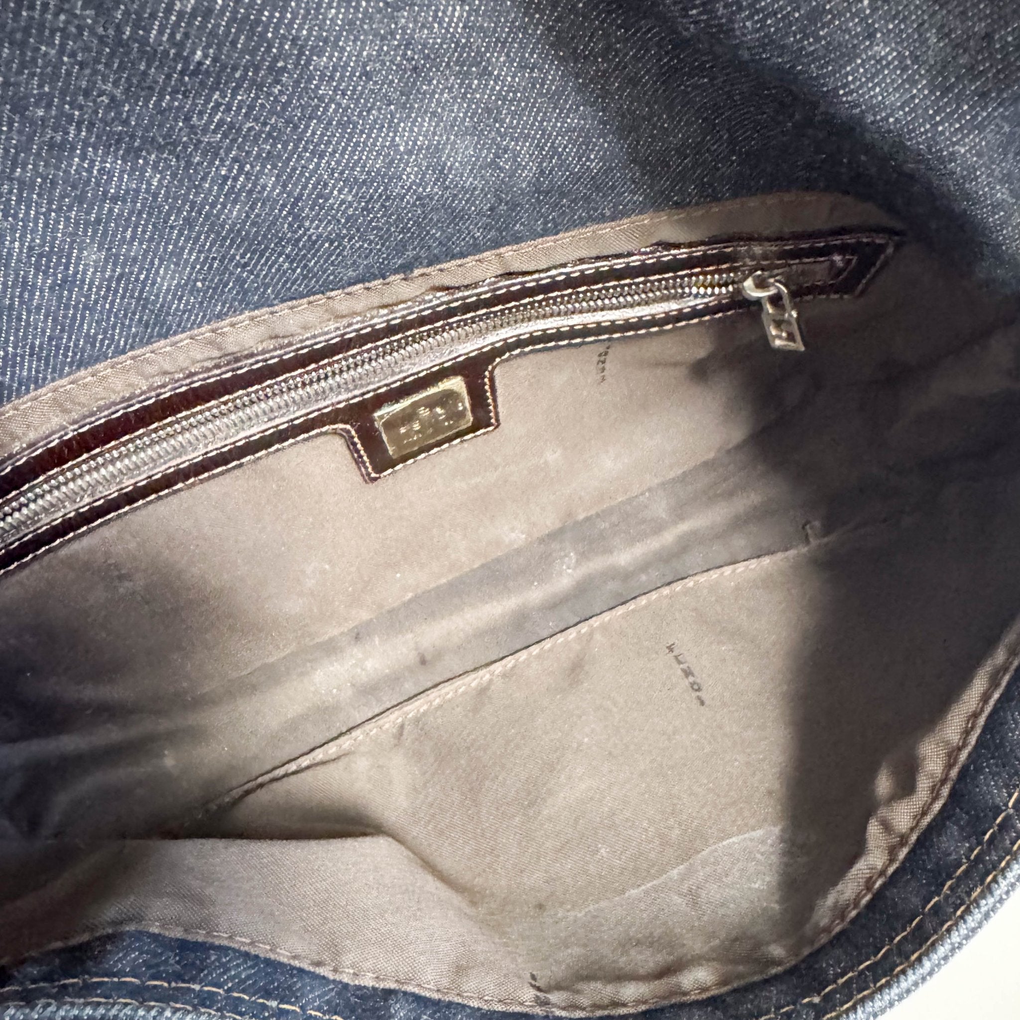 FENDI Baguette Blue Denim Shoulder Bag, in , Sold by HIVE PRELOVED - Shoulder Bags, ,