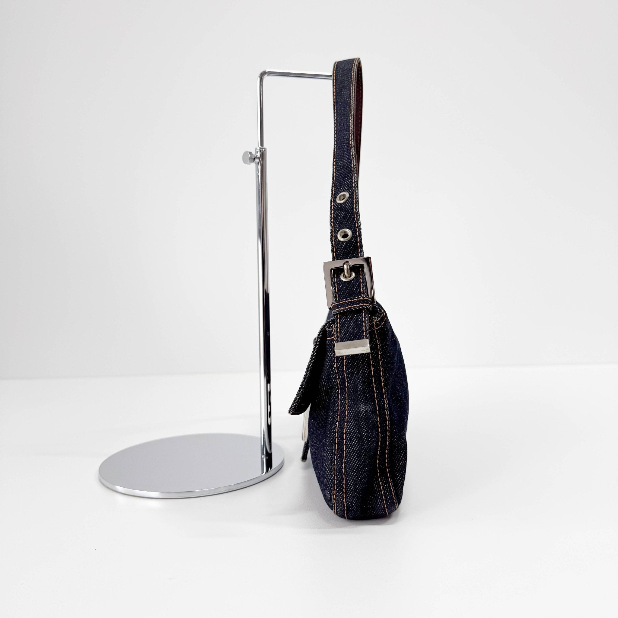 FENDI Baguette Blue Denim Shoulder Bag, in , Sold by HIVE PRELOVED - Shoulder Bags, ,