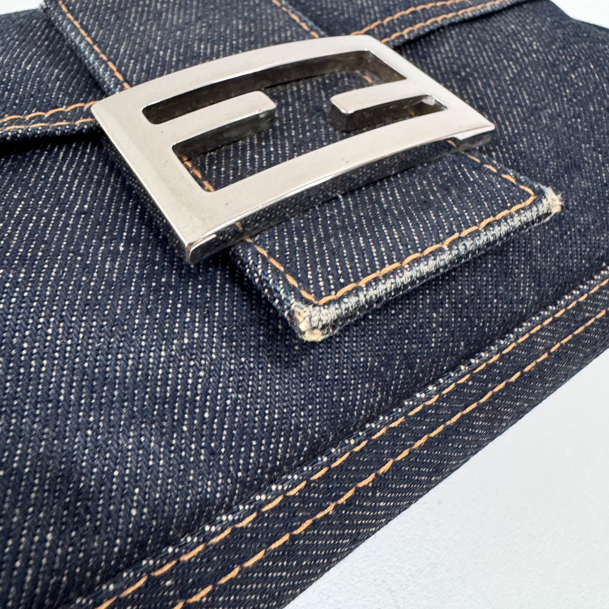 FENDI Baguette Blue Denim Shoulder Bag, in , Sold by HIVE PRELOVED - Shoulder Bags, ,