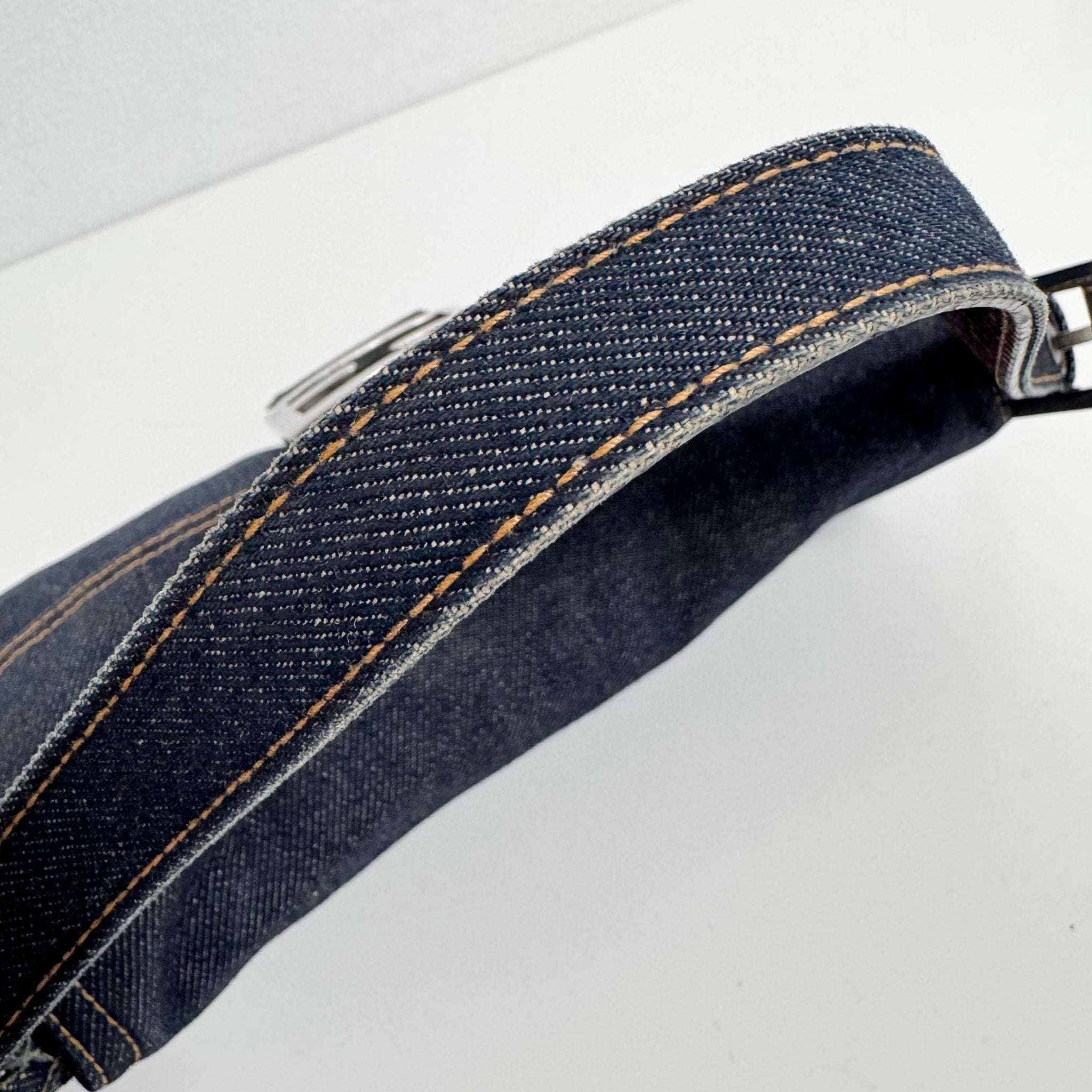 FENDI Baguette Blue Denim Shoulder Bag, in , Sold by HIVE PRELOVED - Shoulder Bags, ,