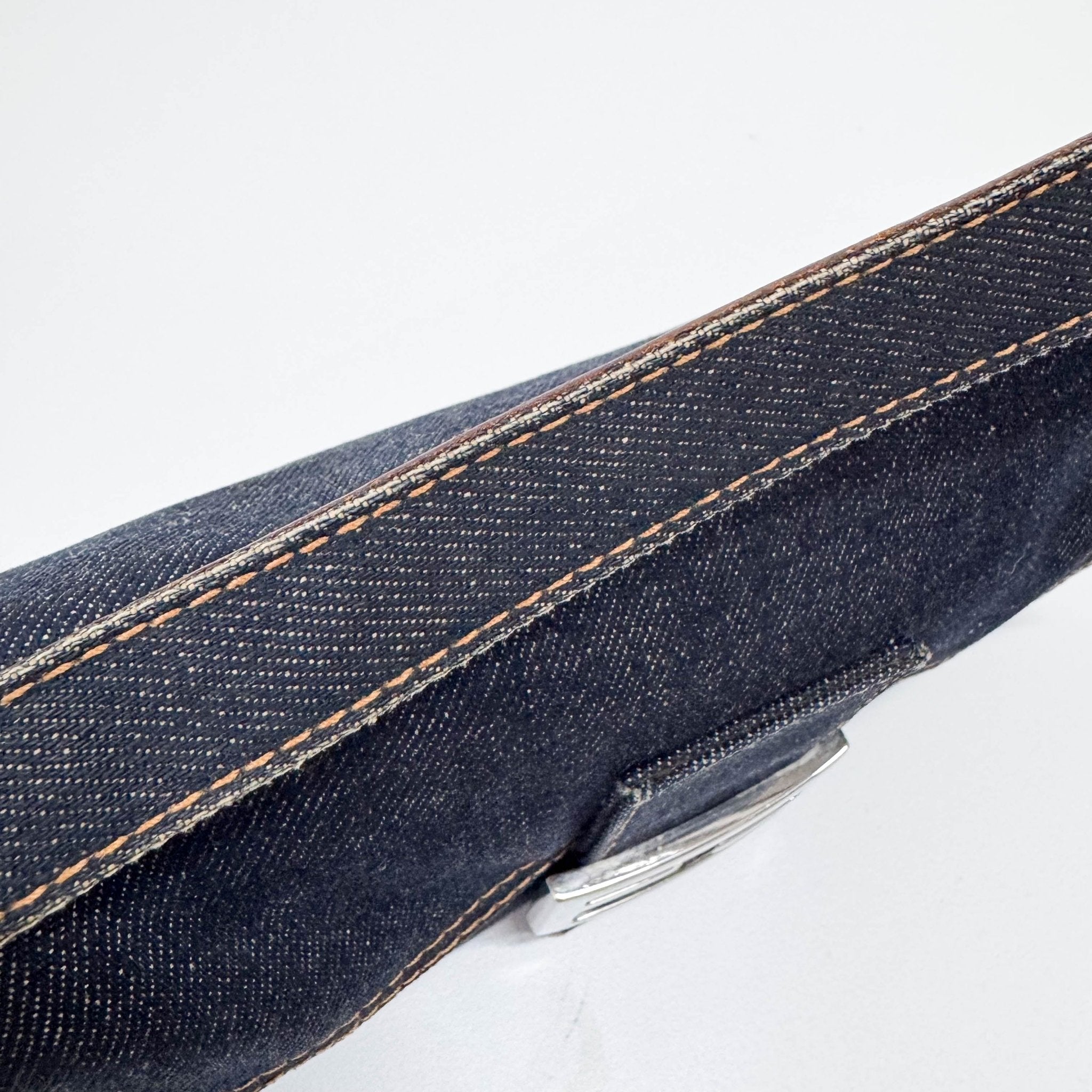 FENDI Baguette Blue Denim Shoulder Bag, in , Sold by HIVE PRELOVED - Shoulder Bags, ,