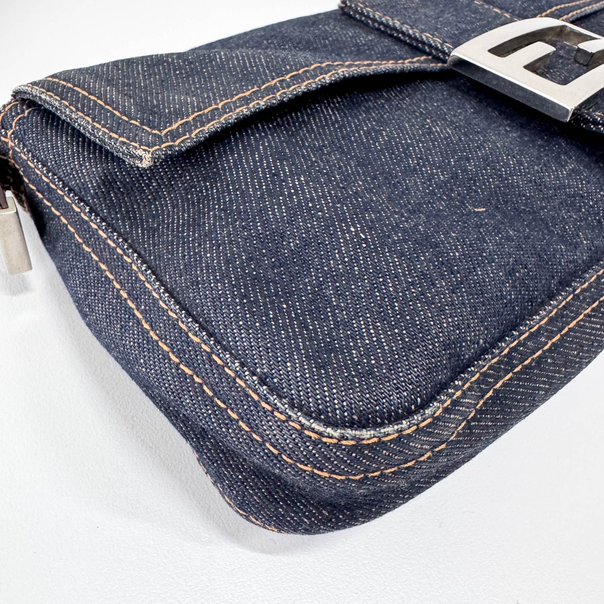 FENDI Baguette Blue Denim Shoulder Bag, in , Sold by HIVE PRELOVED - Shoulder Bags, ,