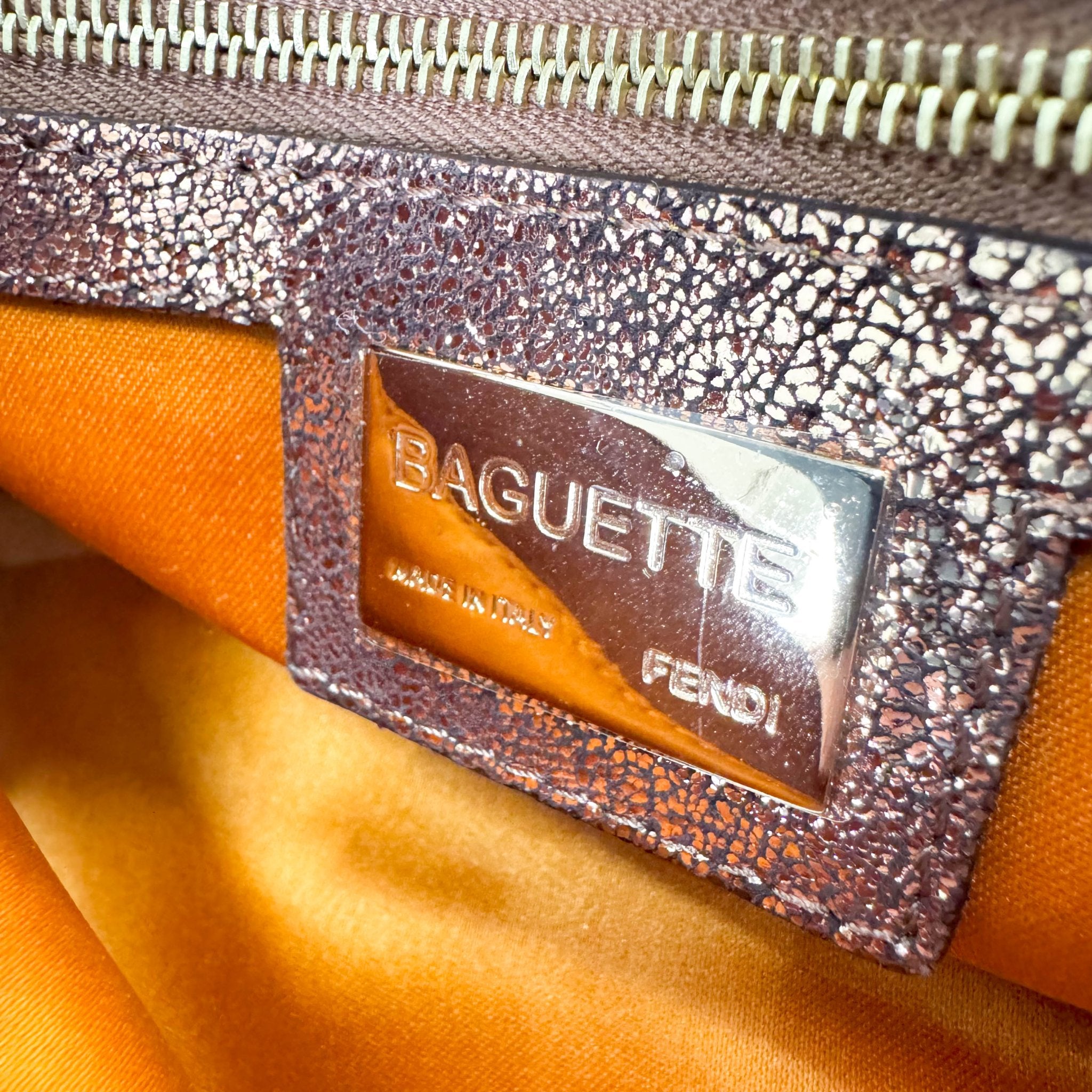 FENDI Baguette Brown Beaded Shoulder Bag, in , Sold by HIVE PRELOVED - Shoulder Bags, ,